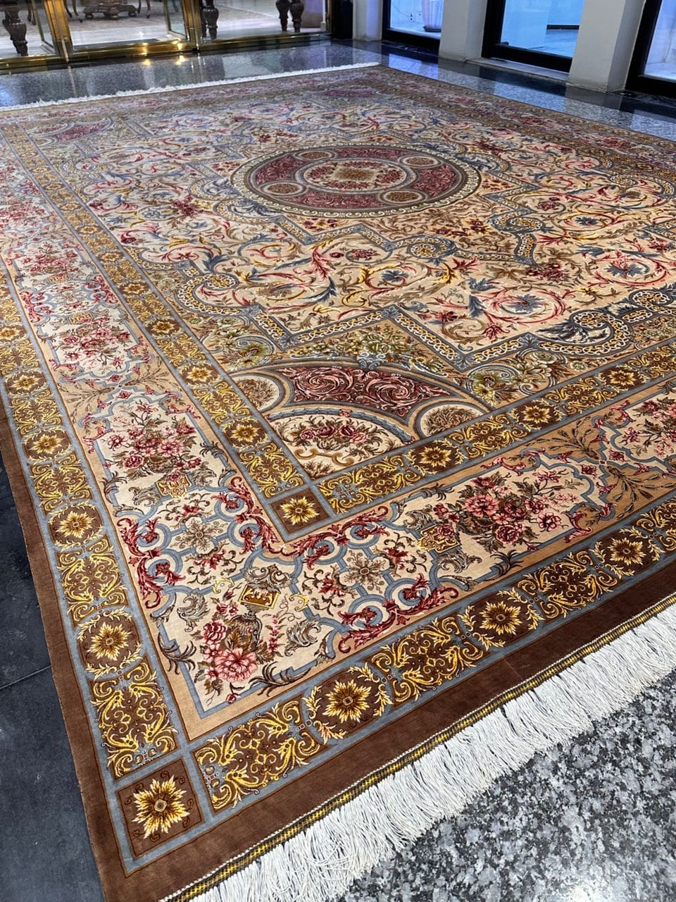 Erami Carpet — Qom silk rug