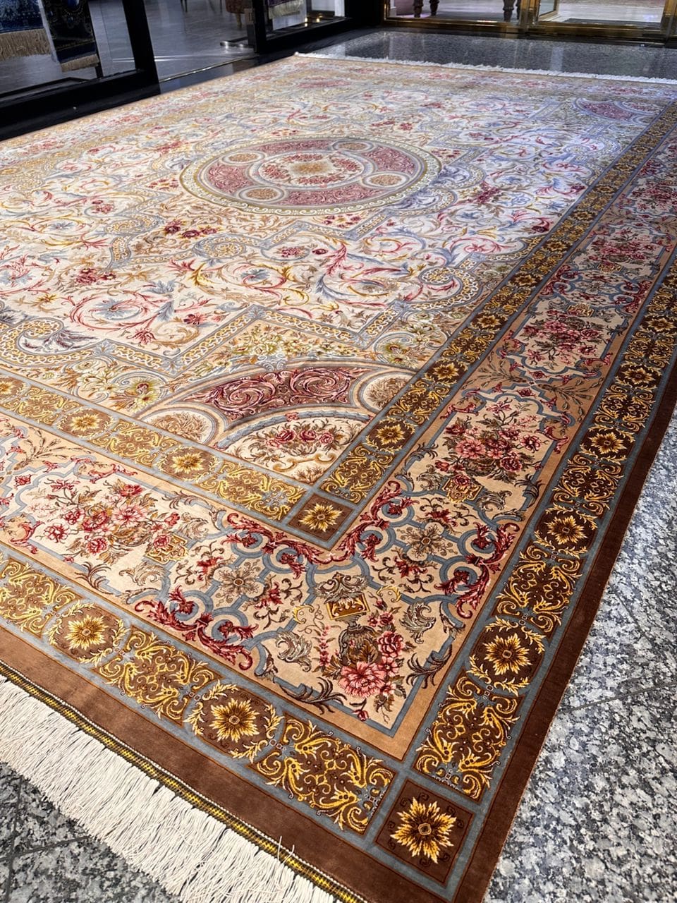Erami Carpet — Qom silk rug