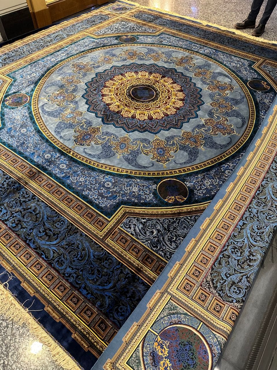Erami Carpet — Qom silk rug