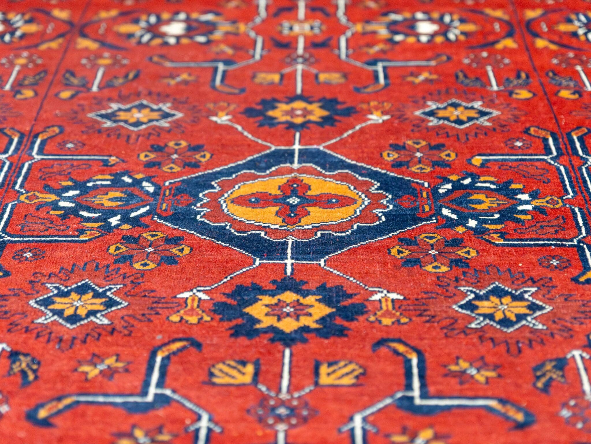 Handgeknüpfter Orientalisch Orientteppich, 348 × 252 cm, Wolle