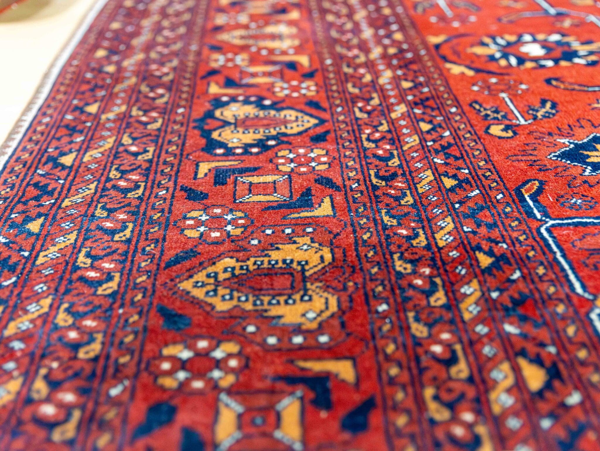 Handgeknüpfter Orientalisch Orientteppich, 348 × 252 cm, Wolle