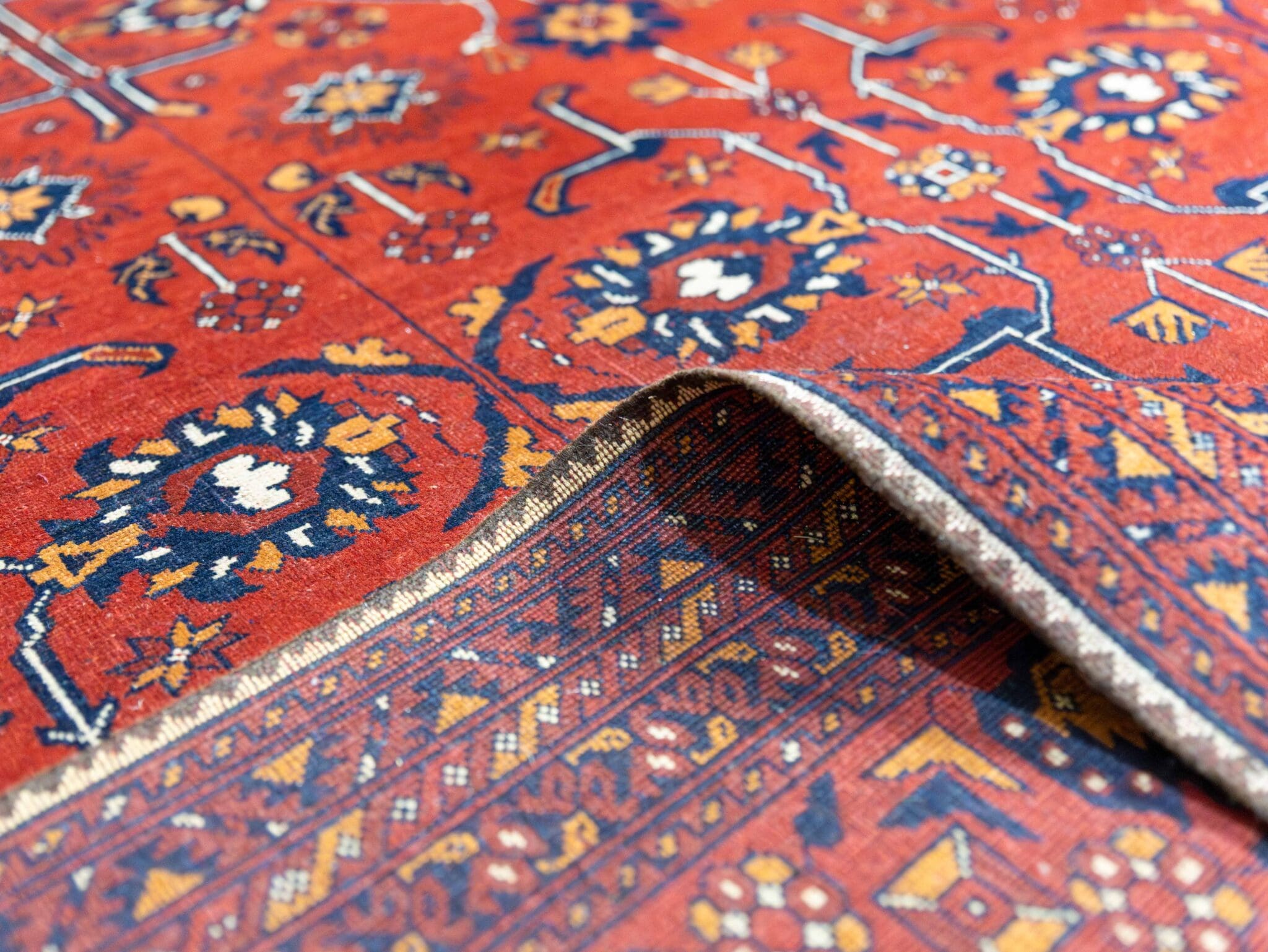 Handgeknüpfter Orientalisch Orientteppich, 348 × 252 cm, Wolle
