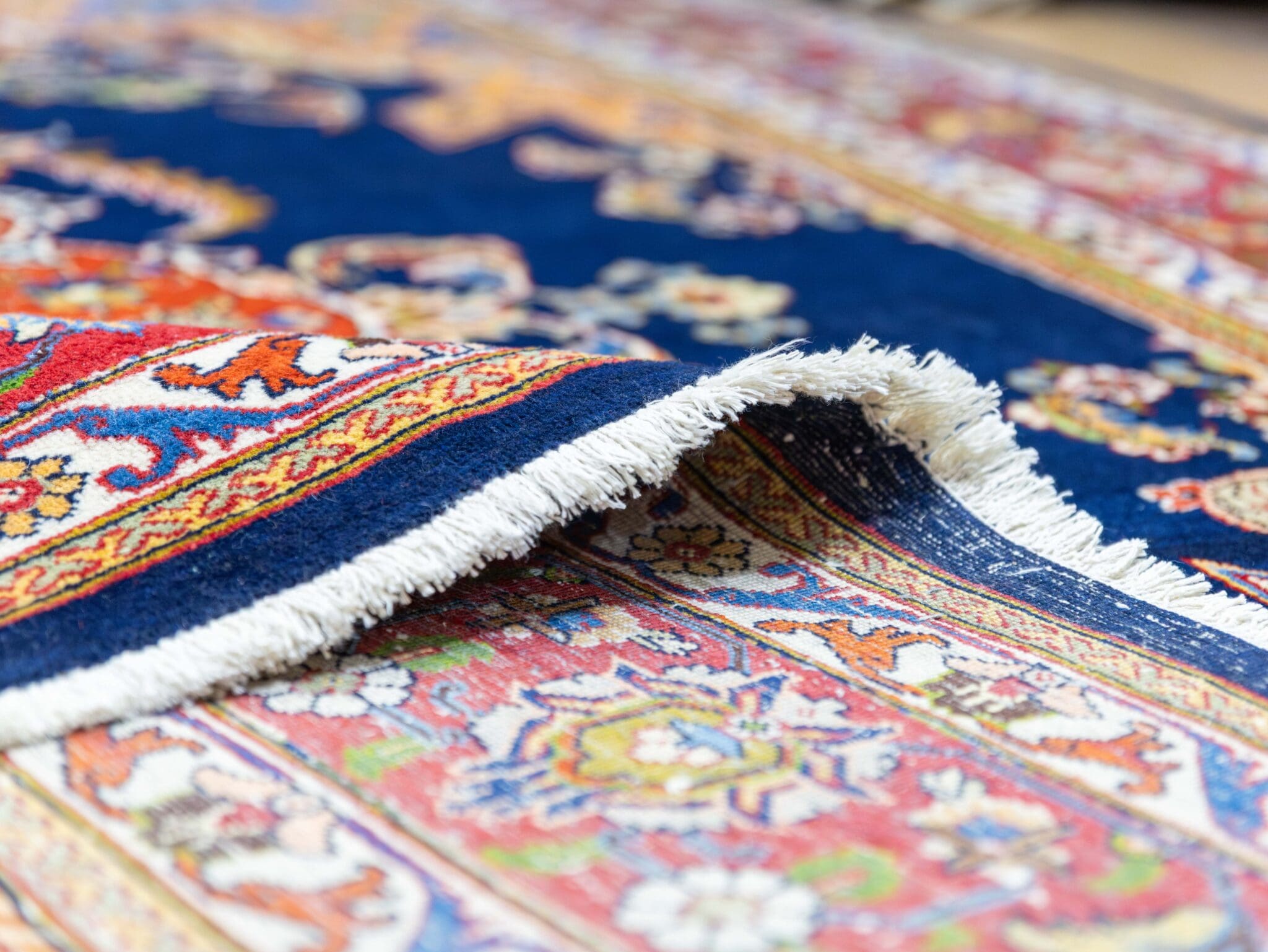 Sarough Farahan Perserteppich 334 × 290 cm aus Wolle, handgeknüpft