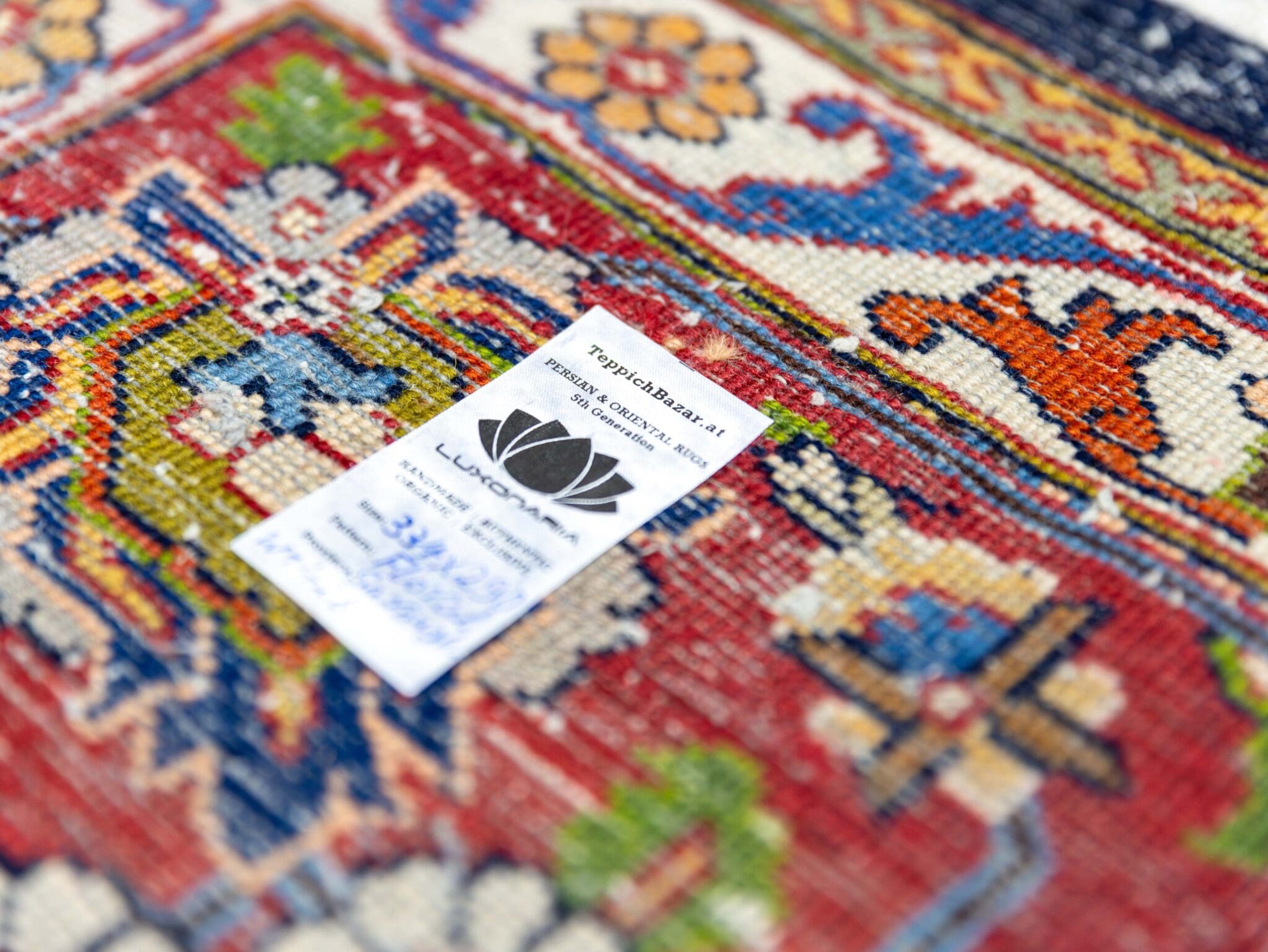 Sarough Farahan Perserteppich 334 × 290 cm aus Wolle, handgeknüpft