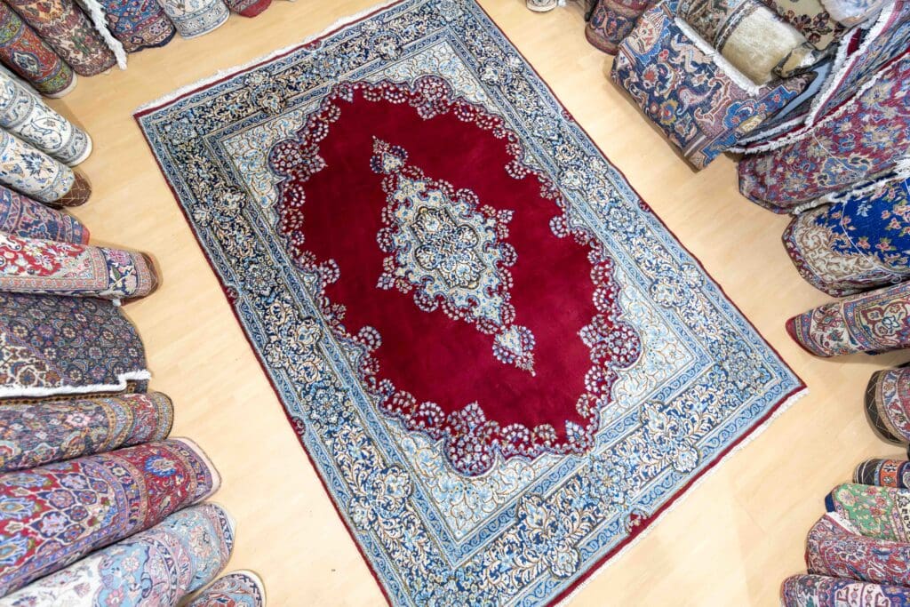 Perserteppich Kirman 310 x 210 cm Schurwolle handgeknüpft