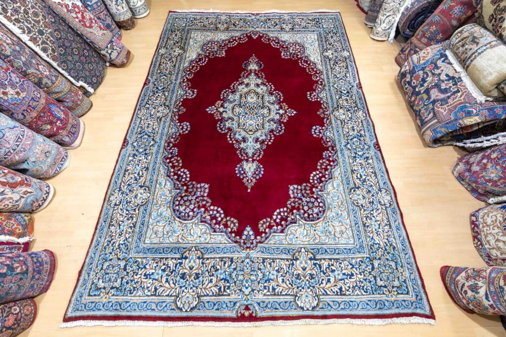 Perserteppich Kirman 310 x 210 cm Schurwolle handgeknüpft