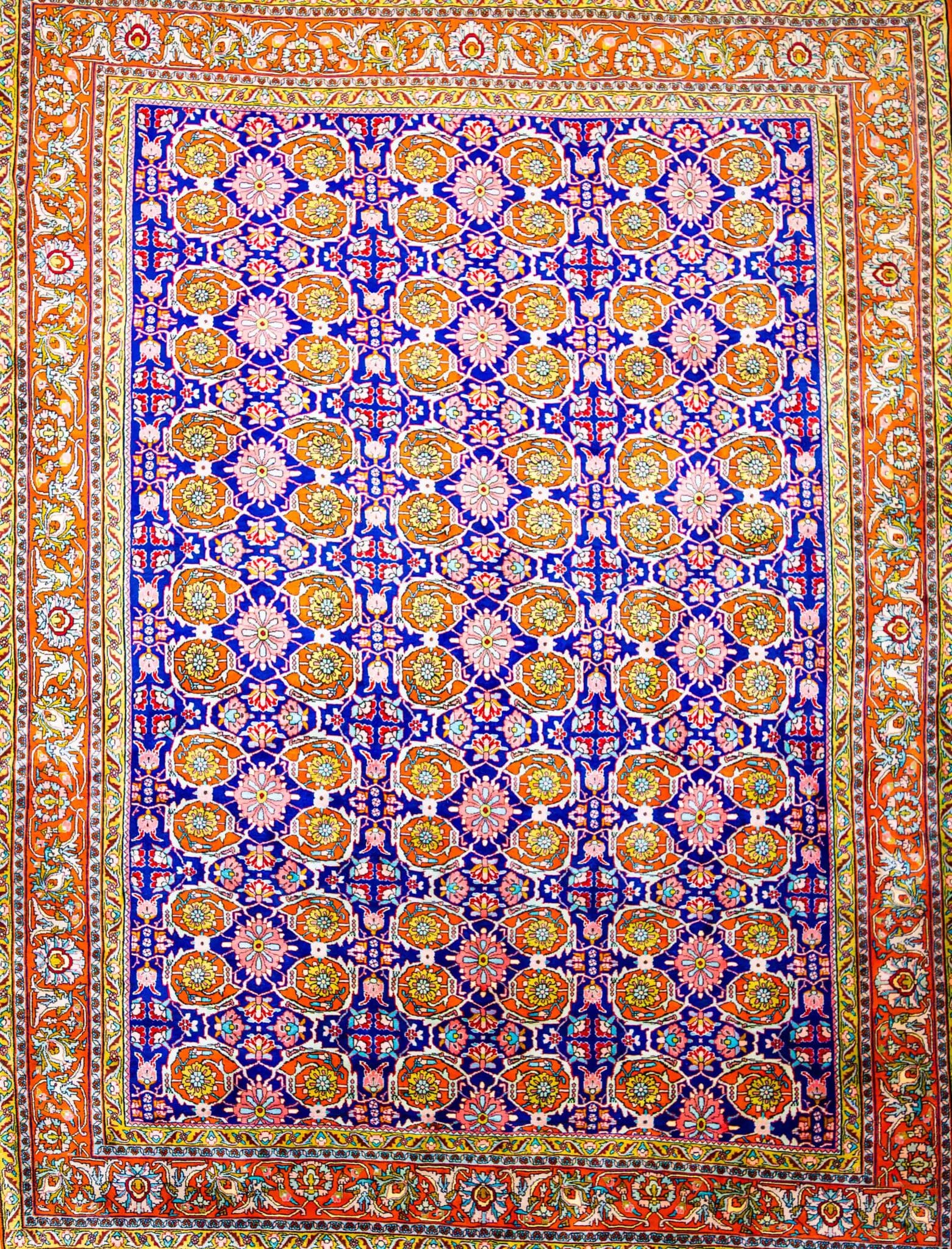 Perserteppich Bijar 348 x 256 cm Schurwolle handgeknüpft