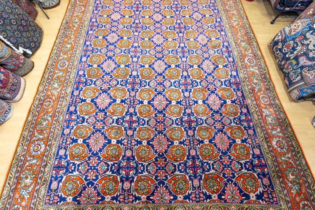 Perserteppich Bijar 348 x 256 cm Schurwolle handgeknüpft