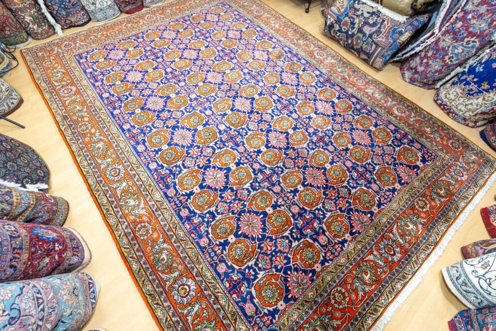Perserteppich Bijar 348 x 256 cm Schurwolle handgeknüpft