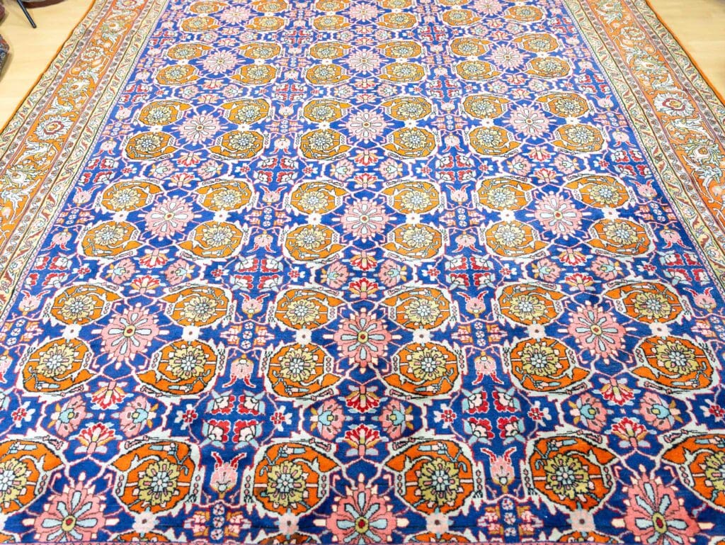 Perserteppich Bijar 348 x 256 cm Schurwolle handgeknüpft