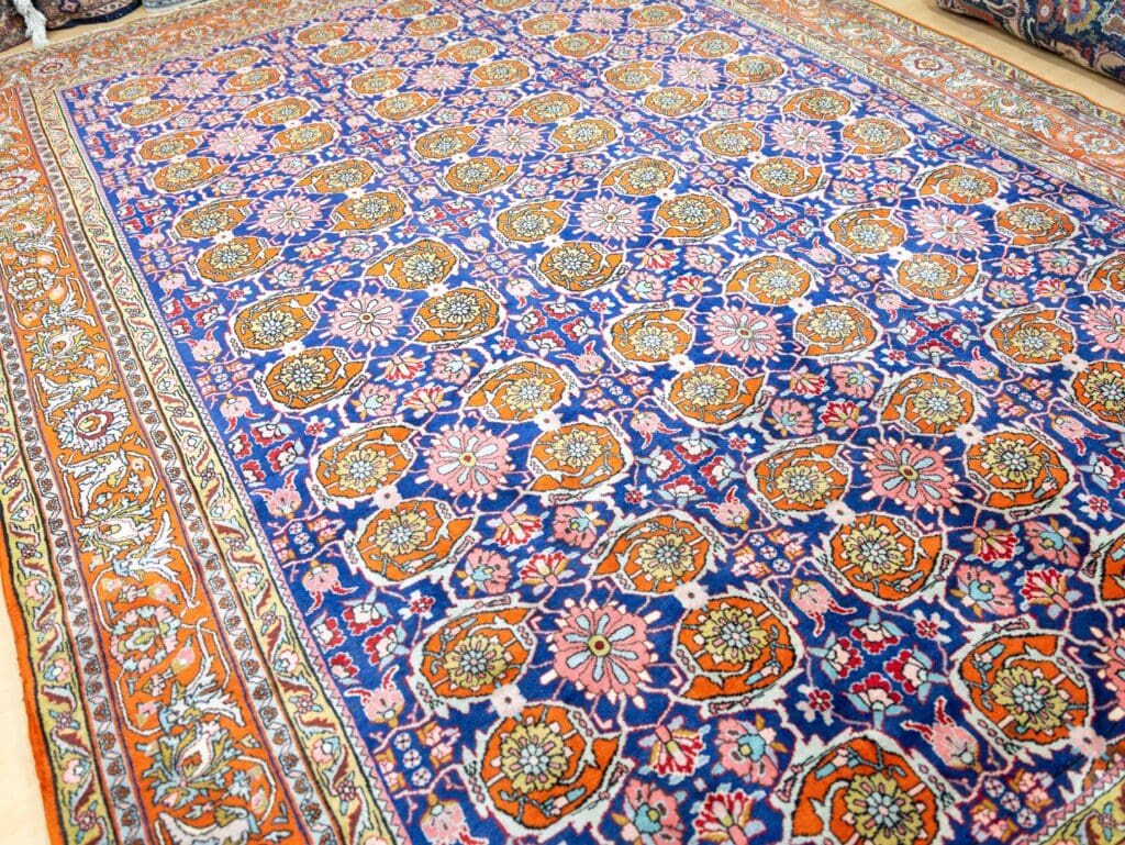 Perserteppich Bijar 348 x 256 cm Schurwolle handgeknüpft