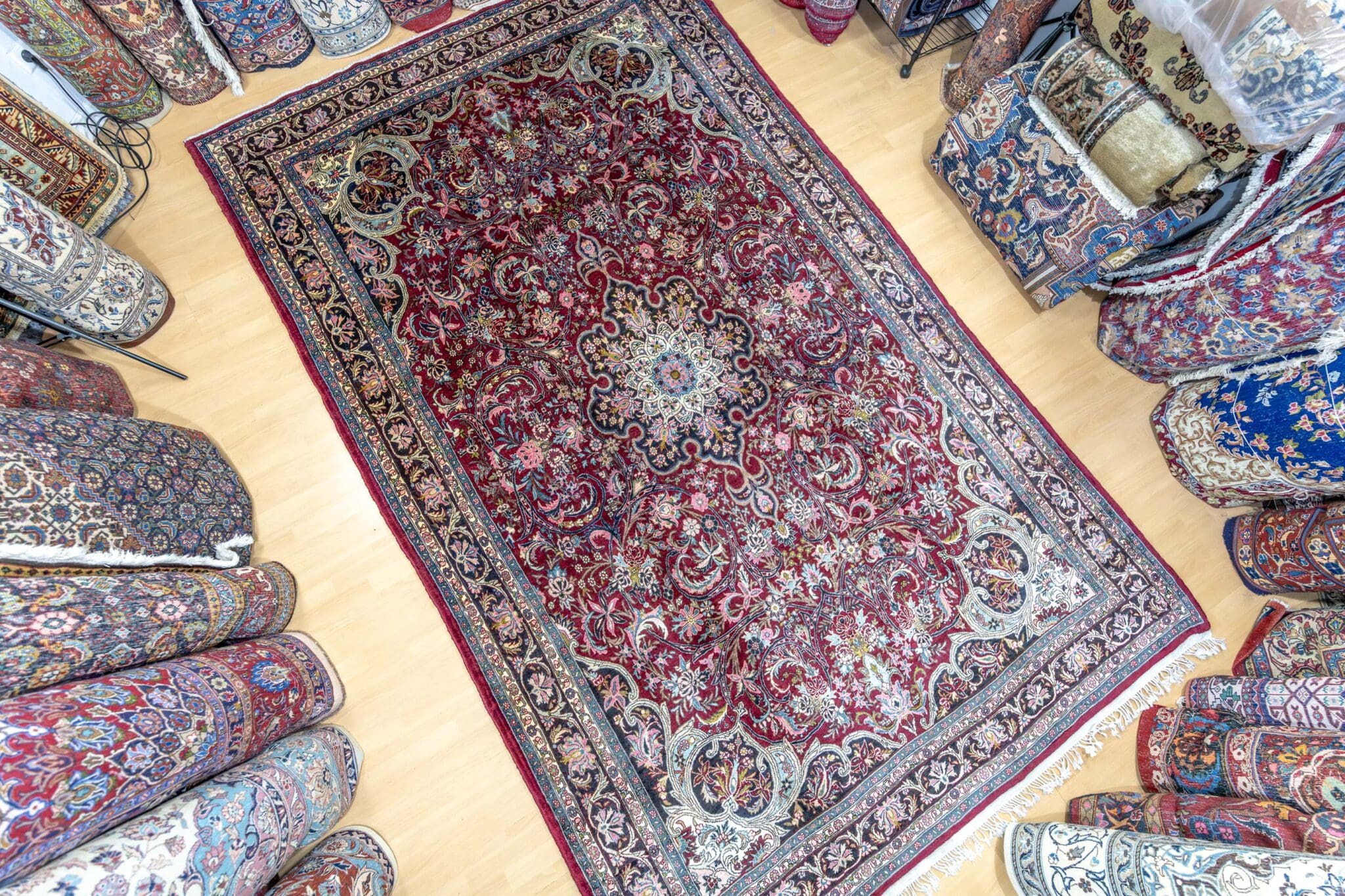 Bijar Perserteppich aus Iran, 355 × 220 cm