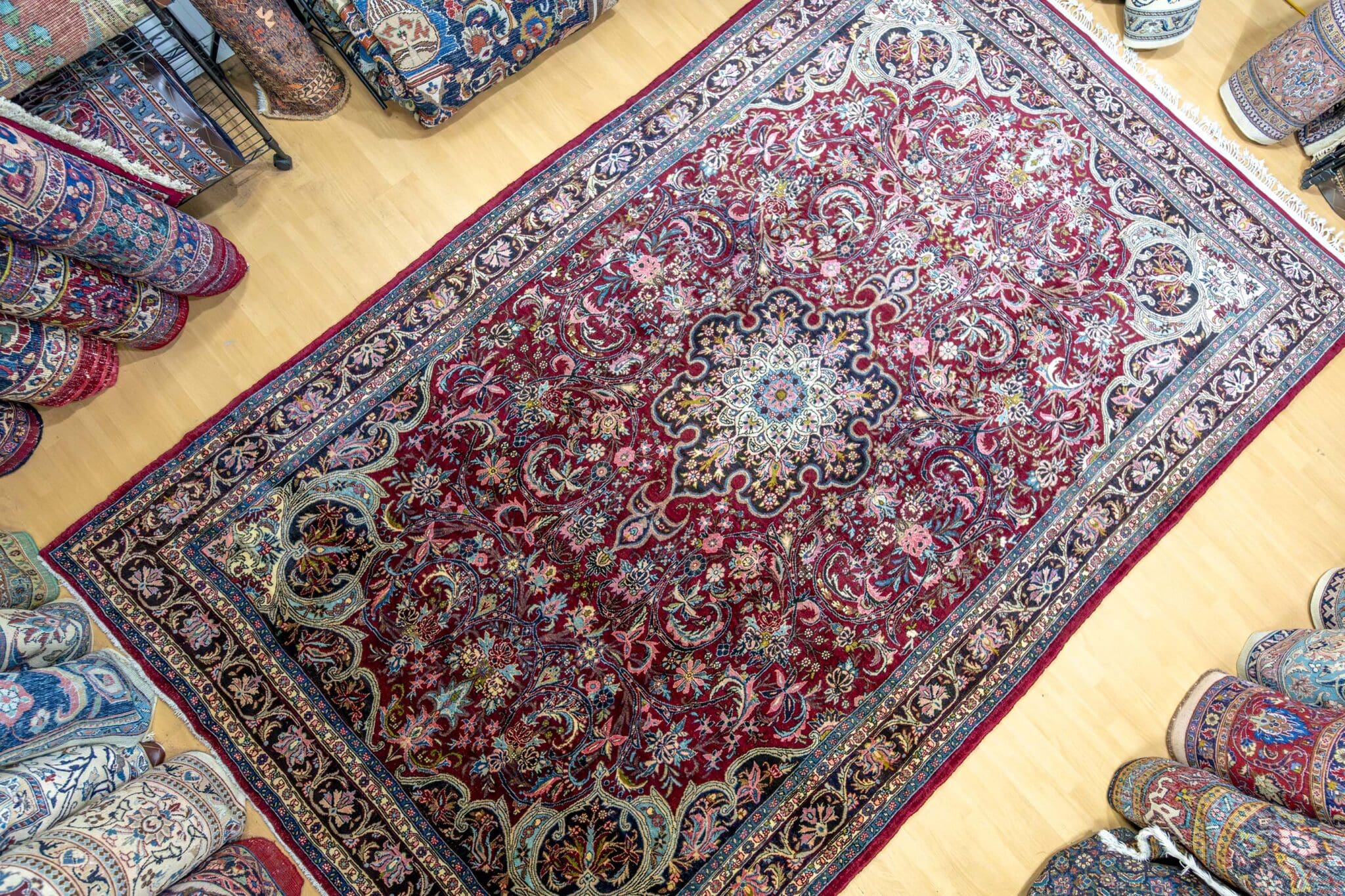 Bijar Perserteppich aus Iran, 355 × 220 cm