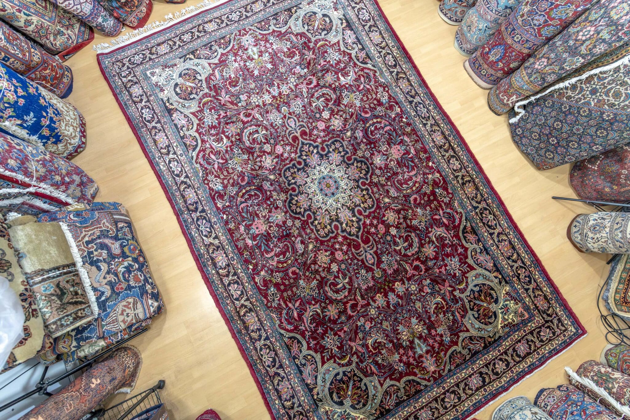 Bijar Perserteppich aus Iran, 355 × 220 cm