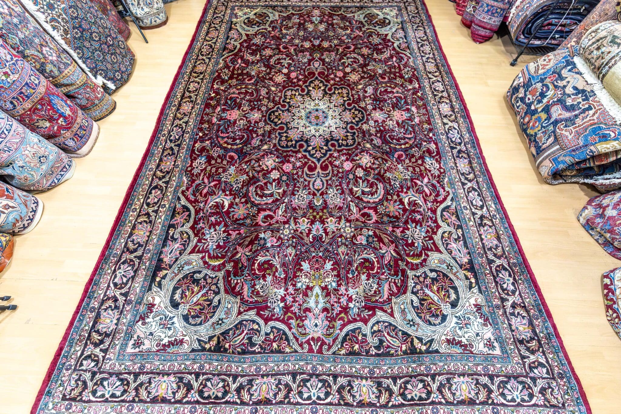 Bijar Perserteppich aus Iran, 355 × 220 cm