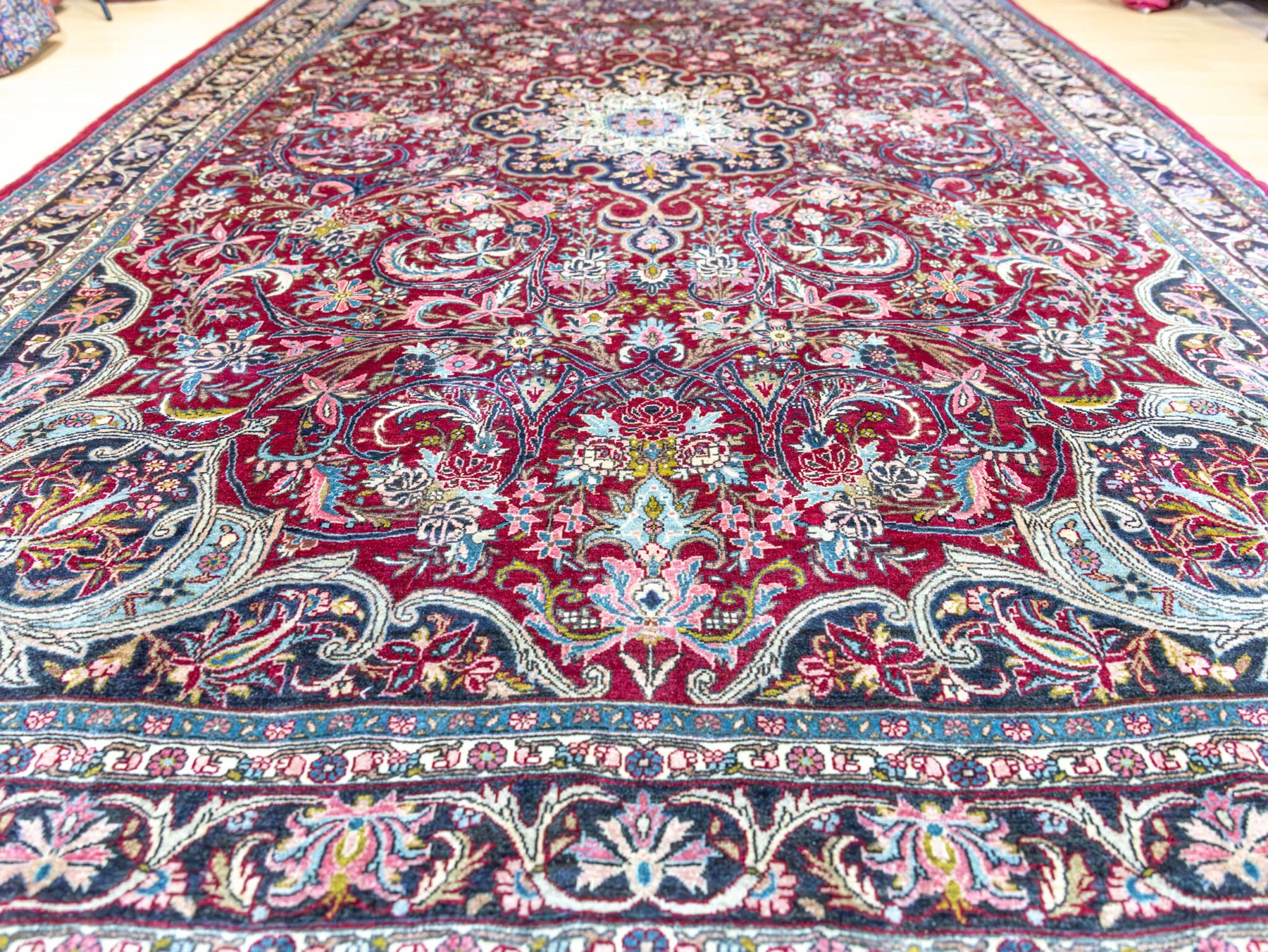 Bijar Perserteppich aus Iran, 355 × 220 cm
