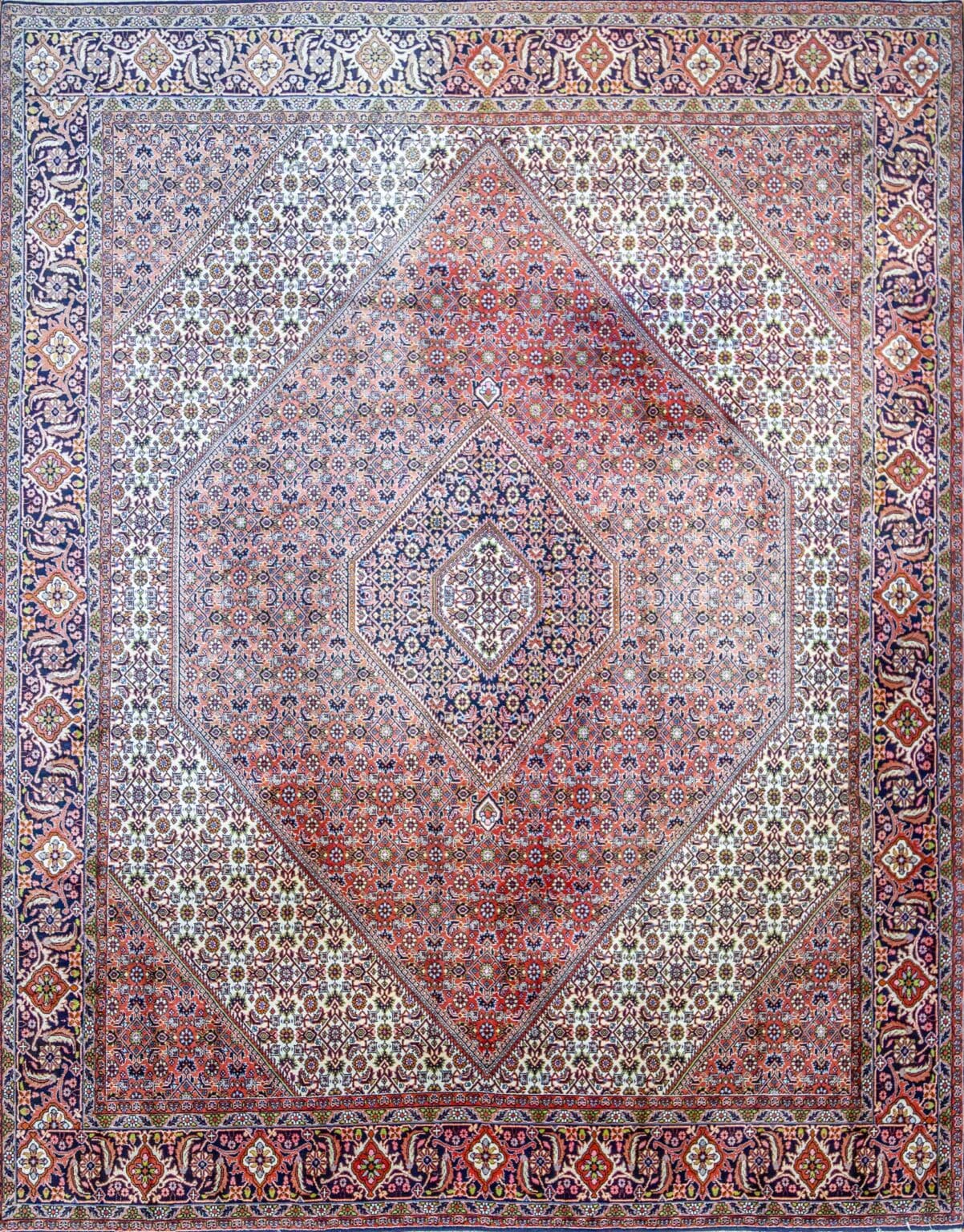Perserteppich Bijar 343 x 250 cm Schurwolle handgeknüpft