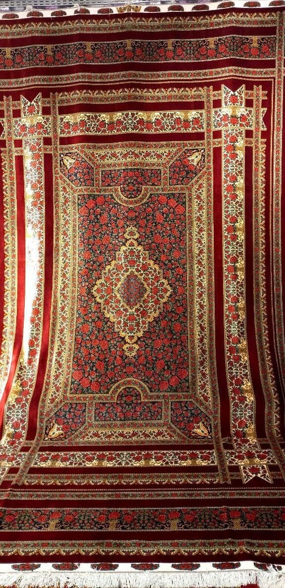400×300 cm ORIGINAL Rahmani „Rose Signature – Icon der Kollektion“ | 12 m² | 70 Raj | 14.376.600 Knoten | Meisterwerk – Seide auf Seide | Extrem hohe Arbeitsstunden über Jahre H1