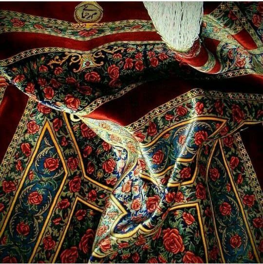 350×250 cm ORIGINAL Rahmani „Rose Blue Edition – Sonderfarbe“ | 8,75 m² | 70 Raj | 10.471.938 Knoten | Meisterwerk – Jahre lange Knüpfzeit | Seide auf Seide H1