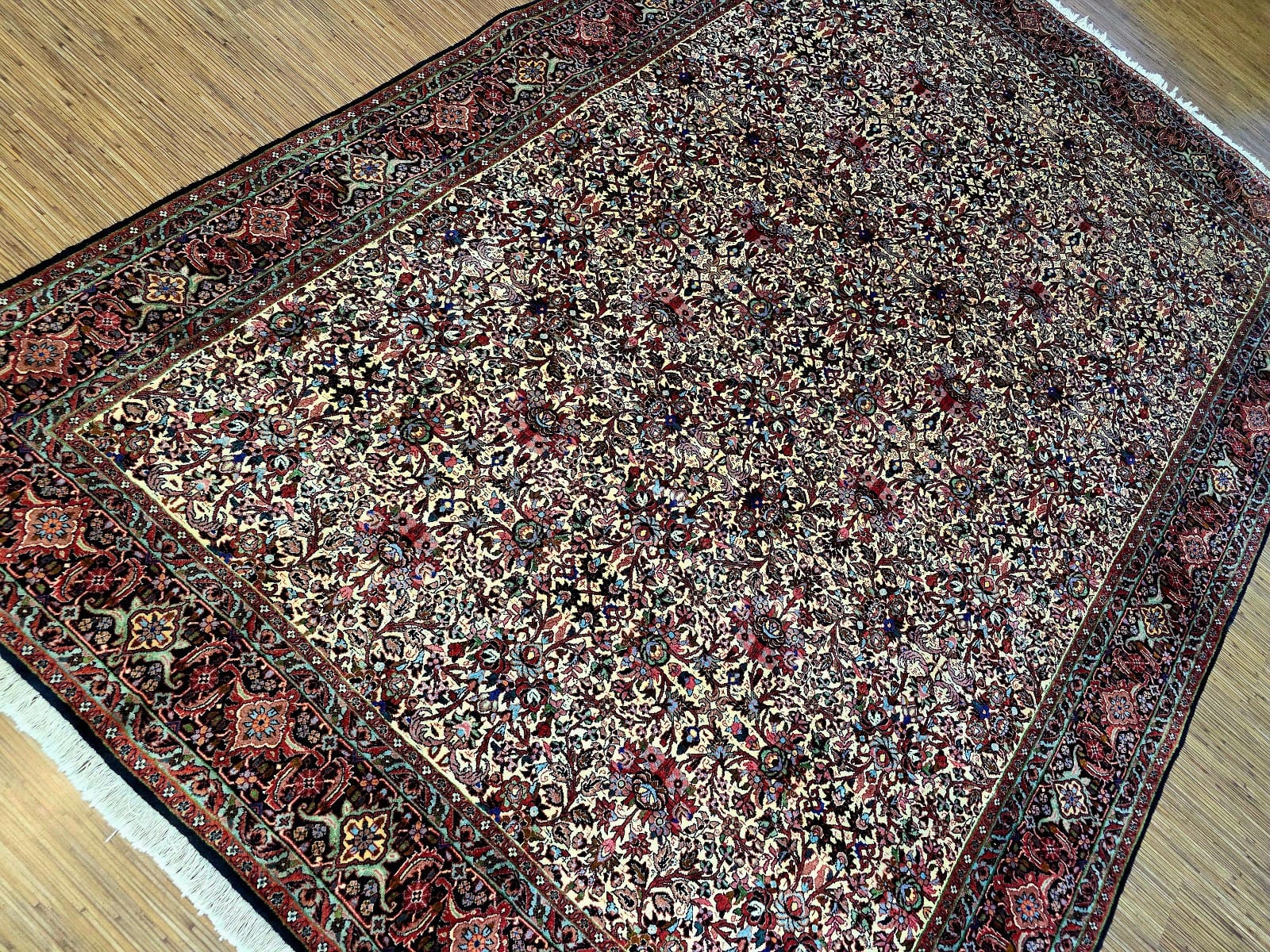 Handgeknüpfter Bijar Perserteppich 299 × 202 cm