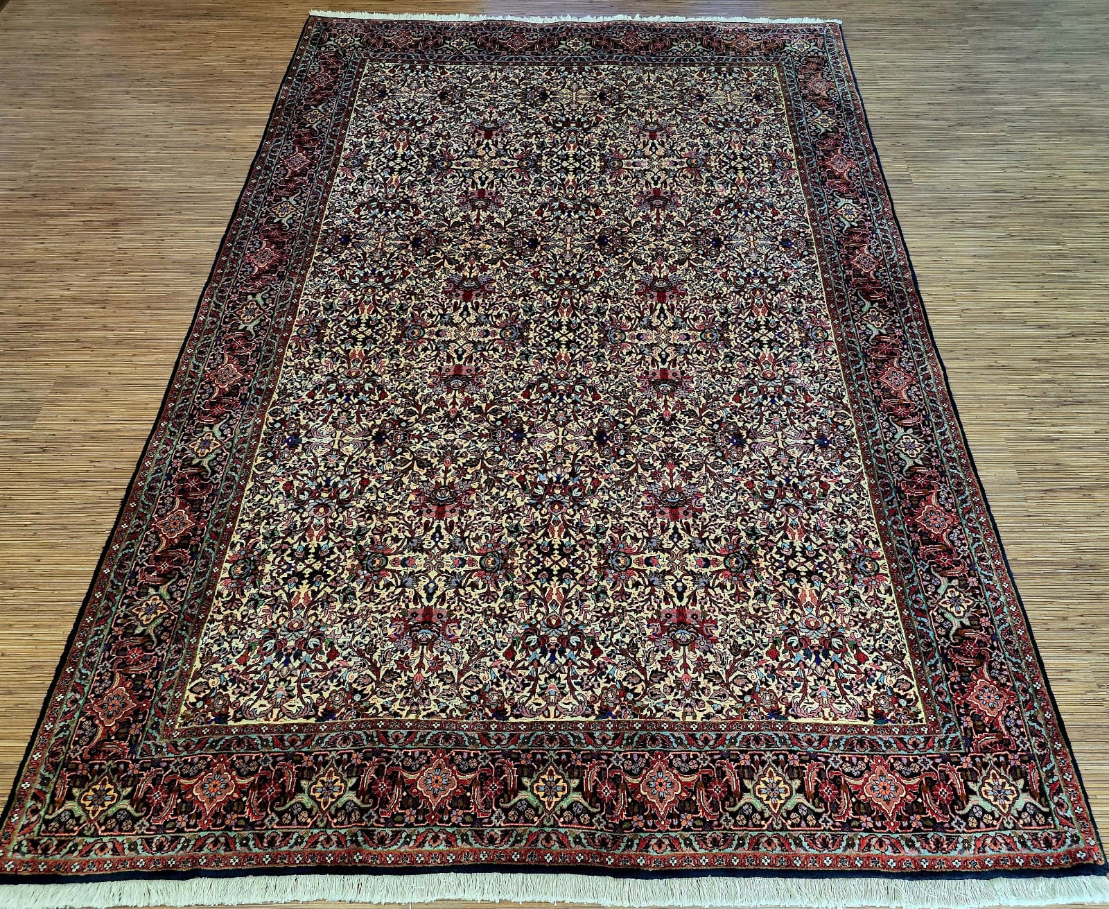 Handgeknüpfter Bijar Perserteppich 299 × 202 cm