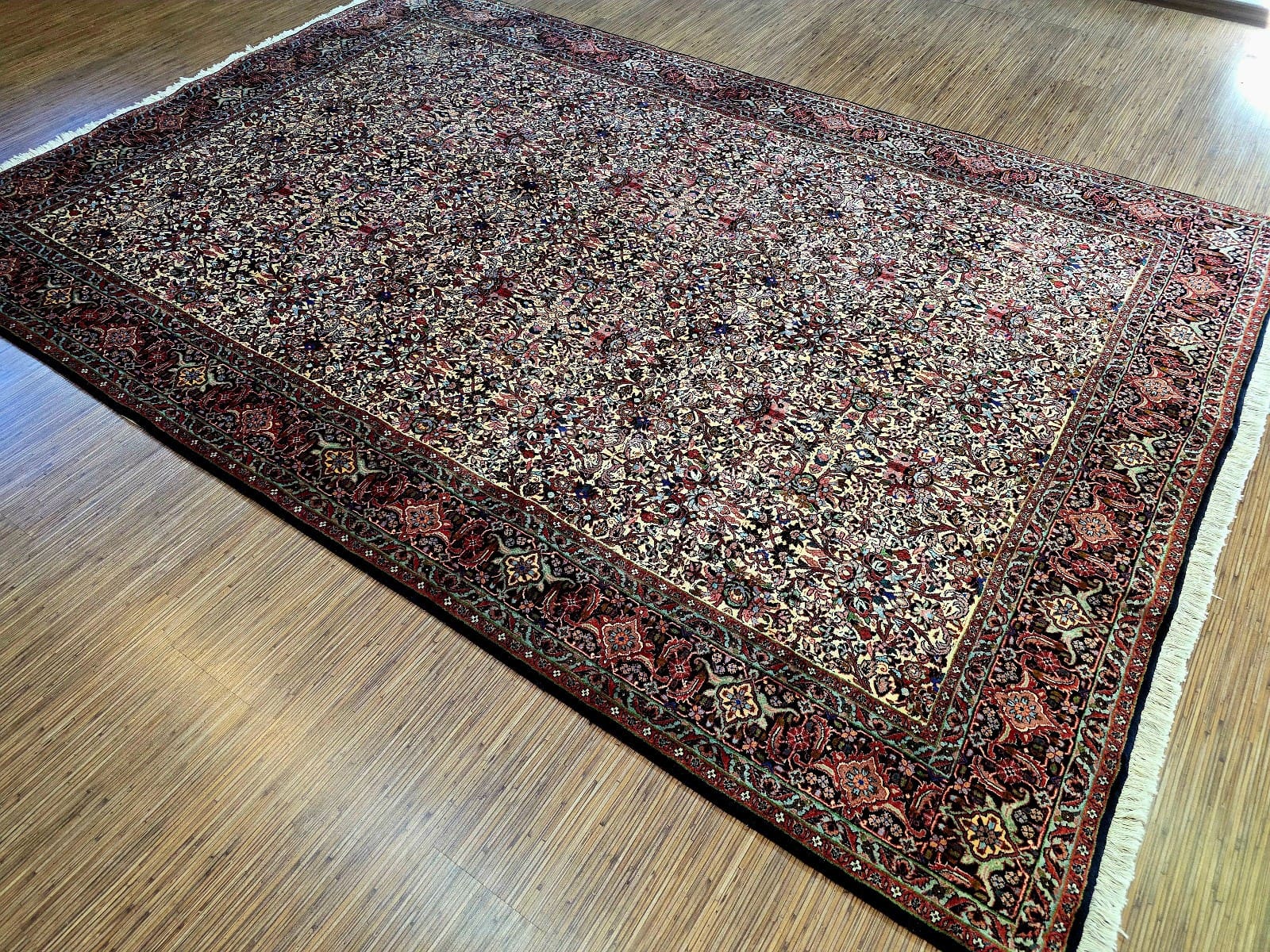 Handgeknüpfter Bijar Perserteppich 299 × 202 cm