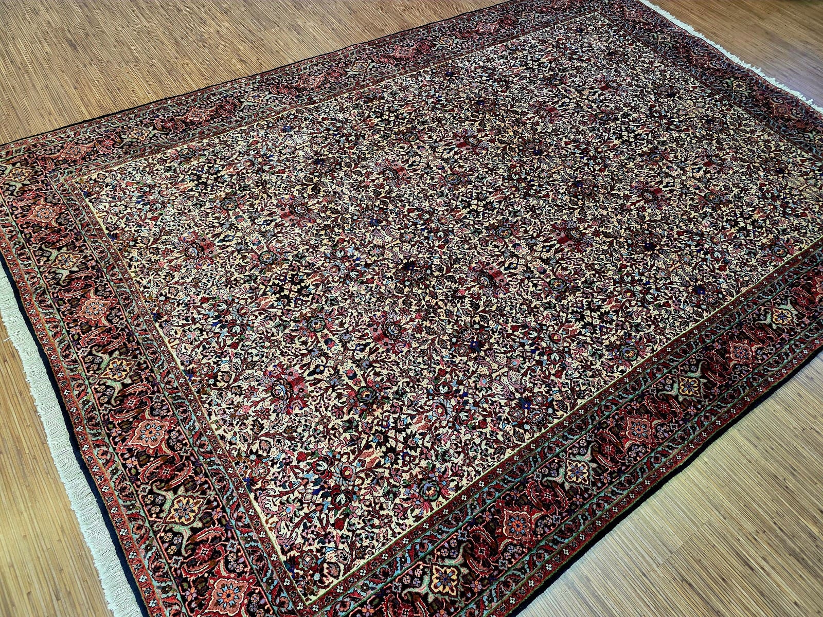 Handgeknüpfter Bijar Perserteppich 299 × 202 cm