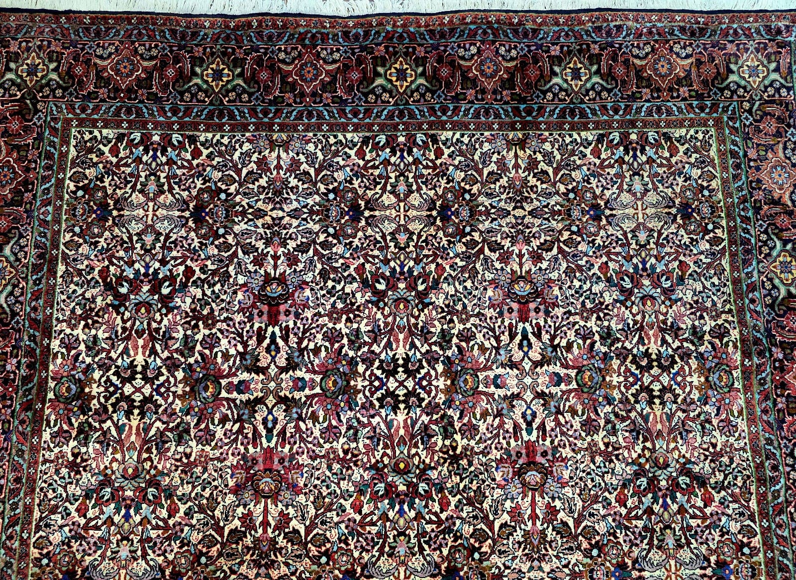 Handgeknüpfter Bijar Perserteppich 299 × 202 cm