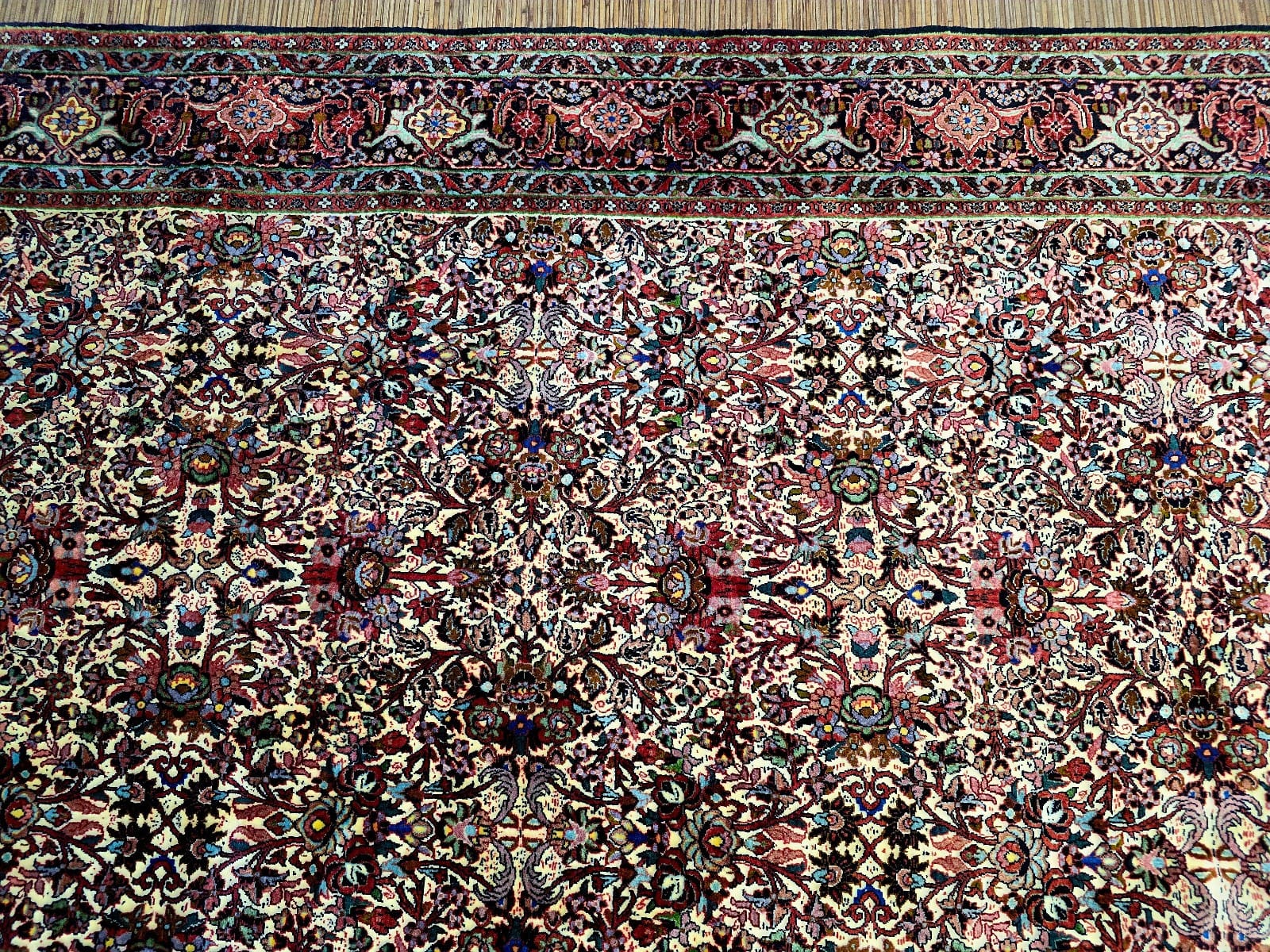 Handgeknüpfter Bijar Perserteppich 299 × 202 cm