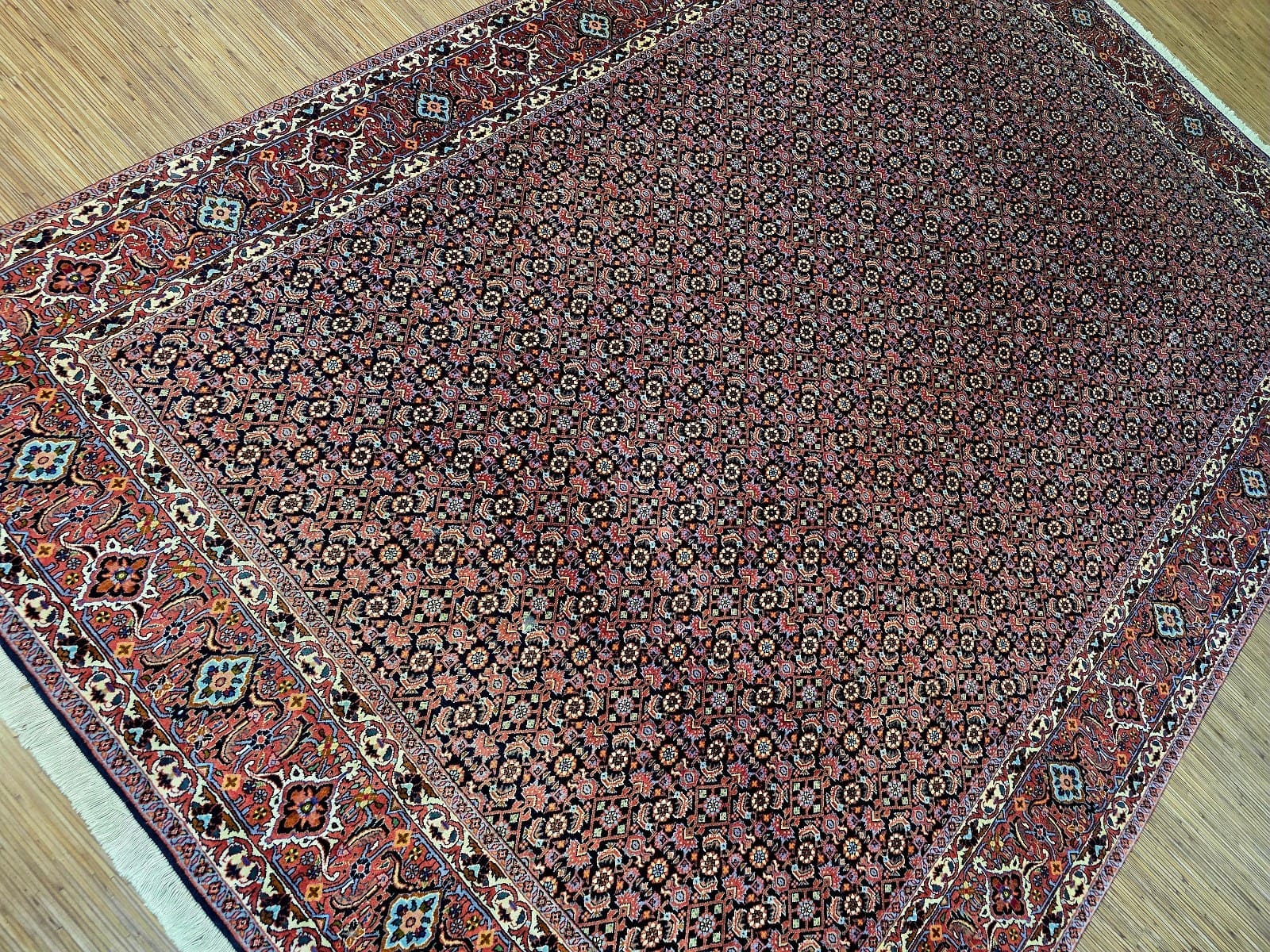 Bijar Perserteppich aus Iran, 299 × 202 cm