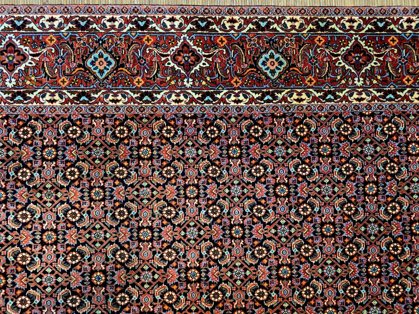 Bijar Perserteppich aus Iran, 299 × 202 cm