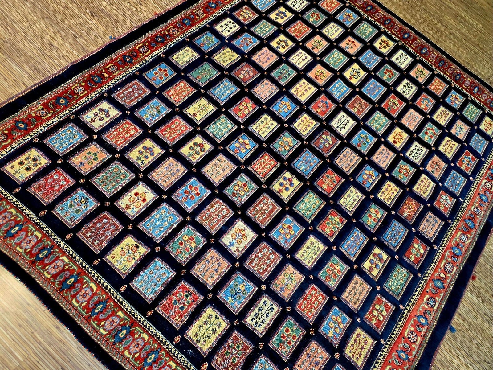 Handgeknüpfter Loribaft Perserteppich, 222 × 182 cm, Wolle