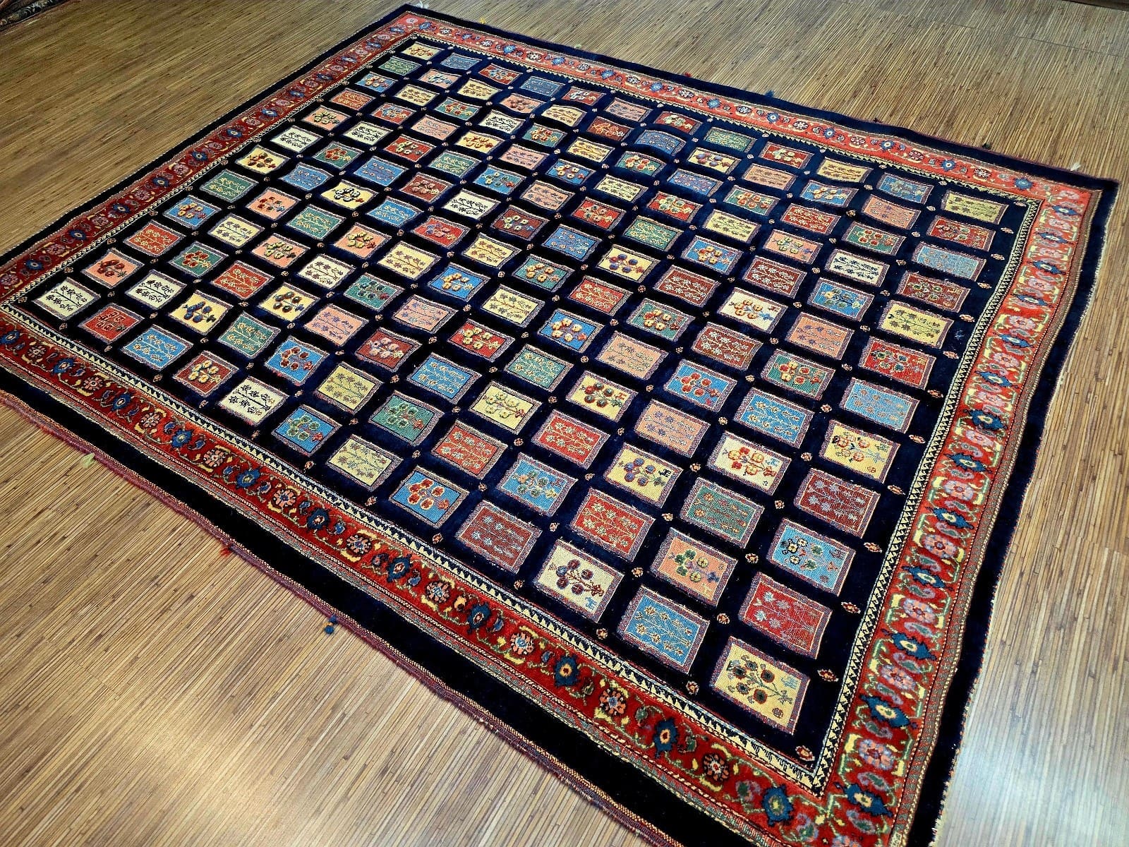 Handgeknüpfter Loribaft Perserteppich, 222 × 182 cm, Wolle