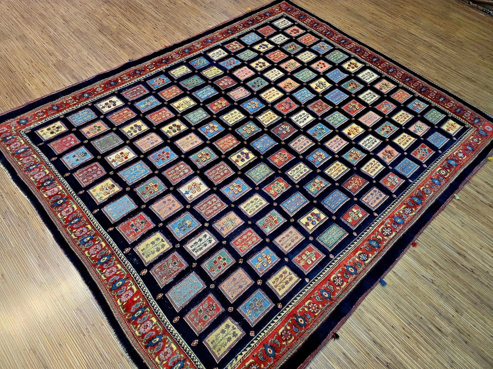 Handgeknüpfter Loribaft Perserteppich, 222 × 182 cm, Wolle