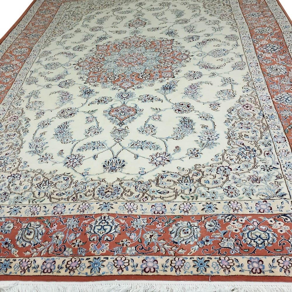 Handgeknüpfter Nain Perserteppich, 306 × 206 cm, Wolle