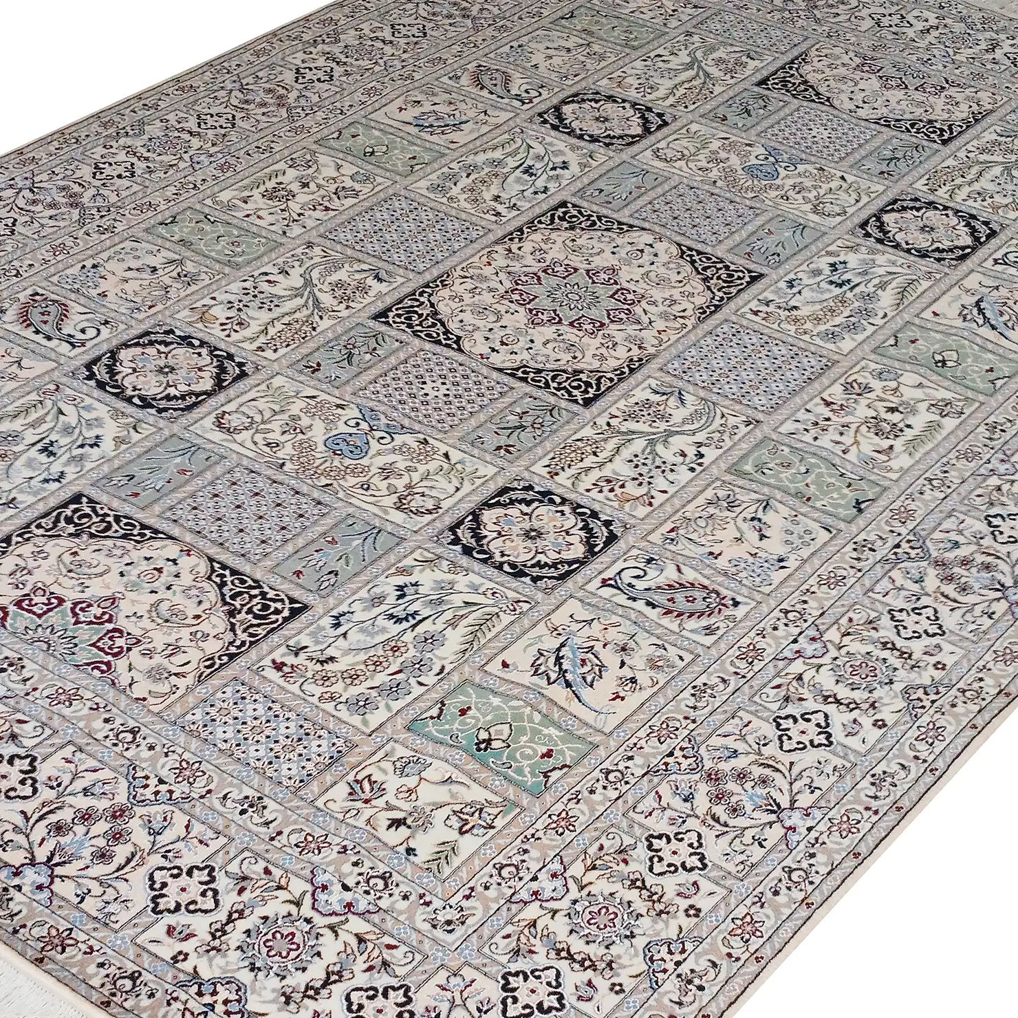 perserteppich-nain-6la-212-x-315-cm-schurwolle-seide-handgeknupft Handgeknüpfter Nain Perserteppich 212 × 315 cm