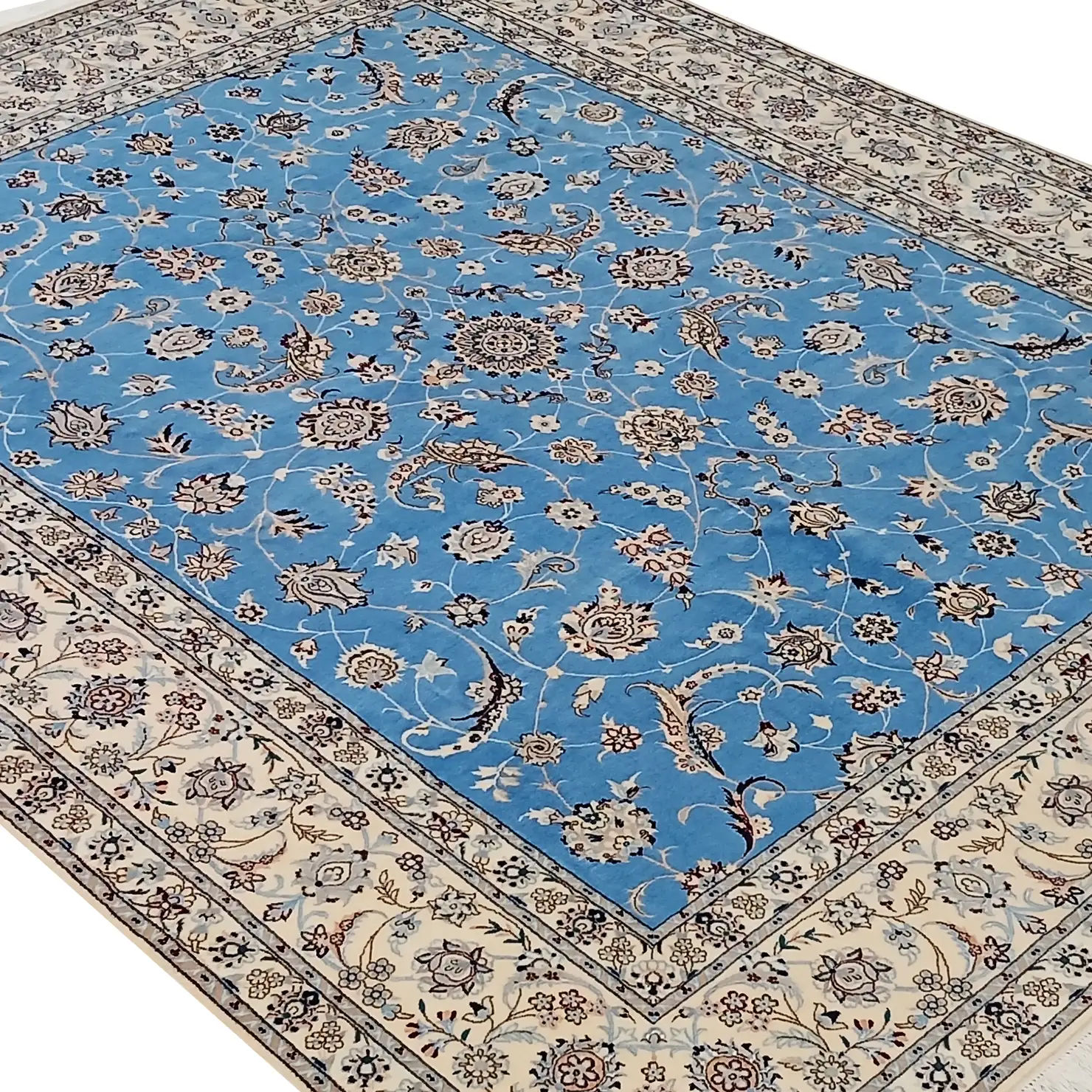 Handgeknüpfter Nain Perserteppich, 200 × 260 cm, Wolle