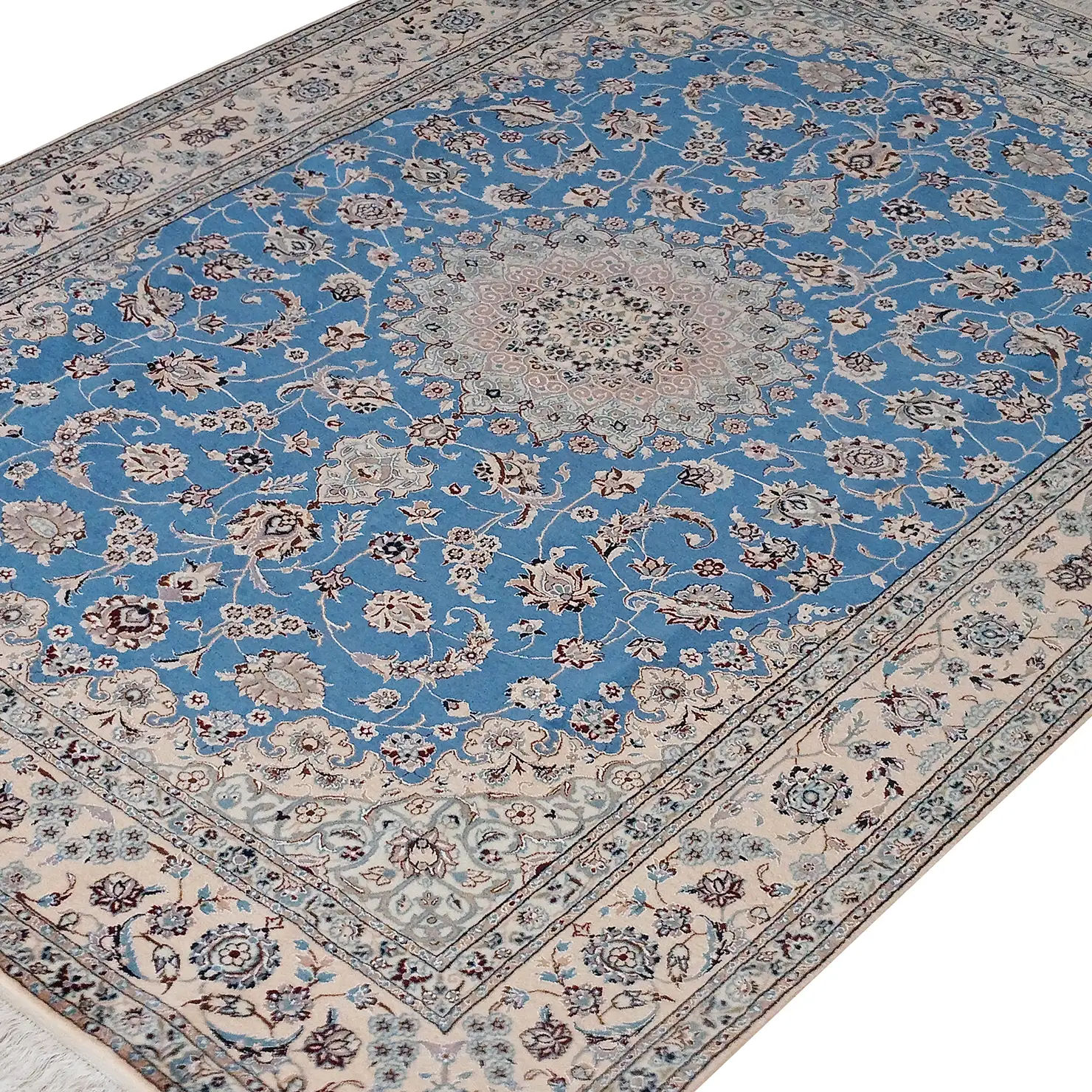 Nain Perserteppich 180 × 245 cm aus Wolle, handgeknüpft