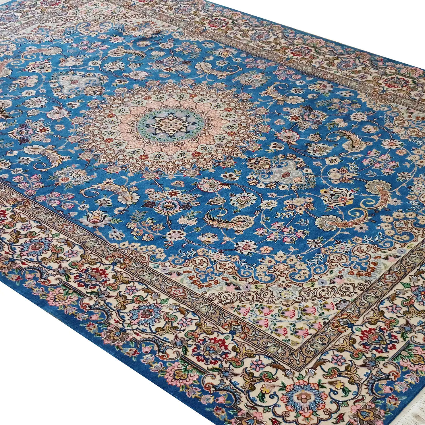 Nain Perserteppich 305 × 205 cm aus Wolle, handgeknüpft