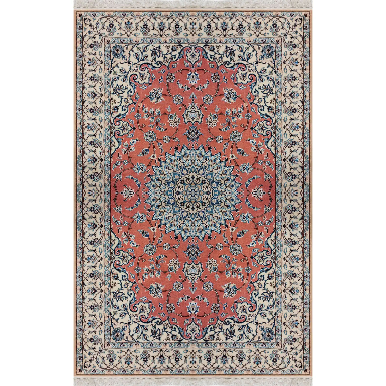 Nain Perserteppich 138 × 210 cm aus Wolle, handgeknüpft