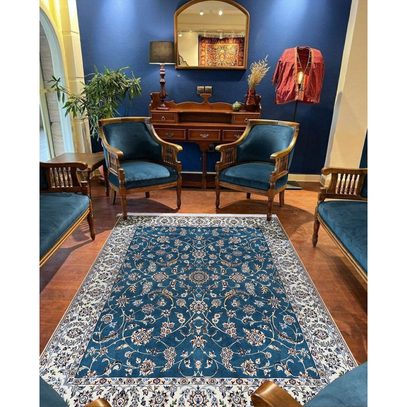 Nain Perserteppich aus Iran, 210 × 260 cm