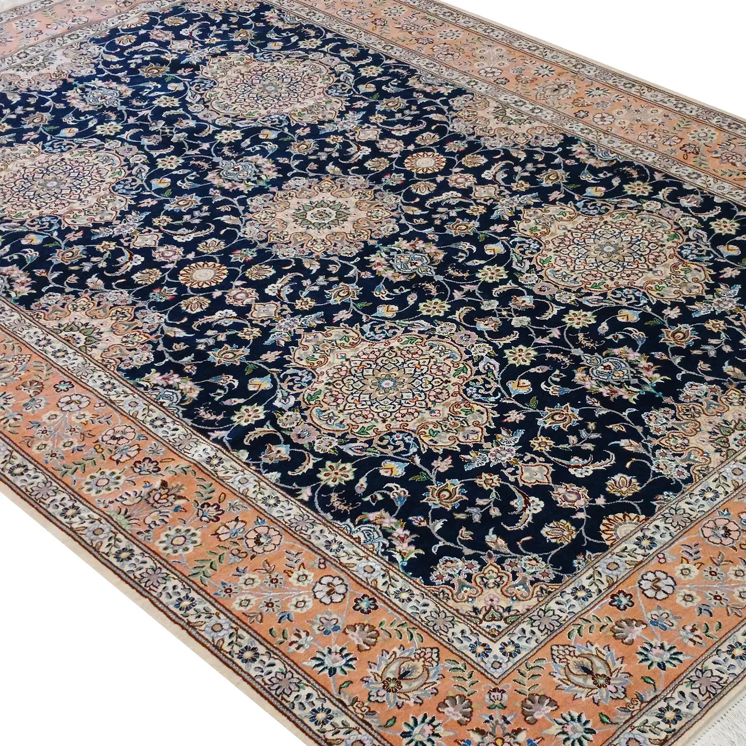 Handgeknüpfter Nain Perserteppich, 205 × 310 cm, Wolle