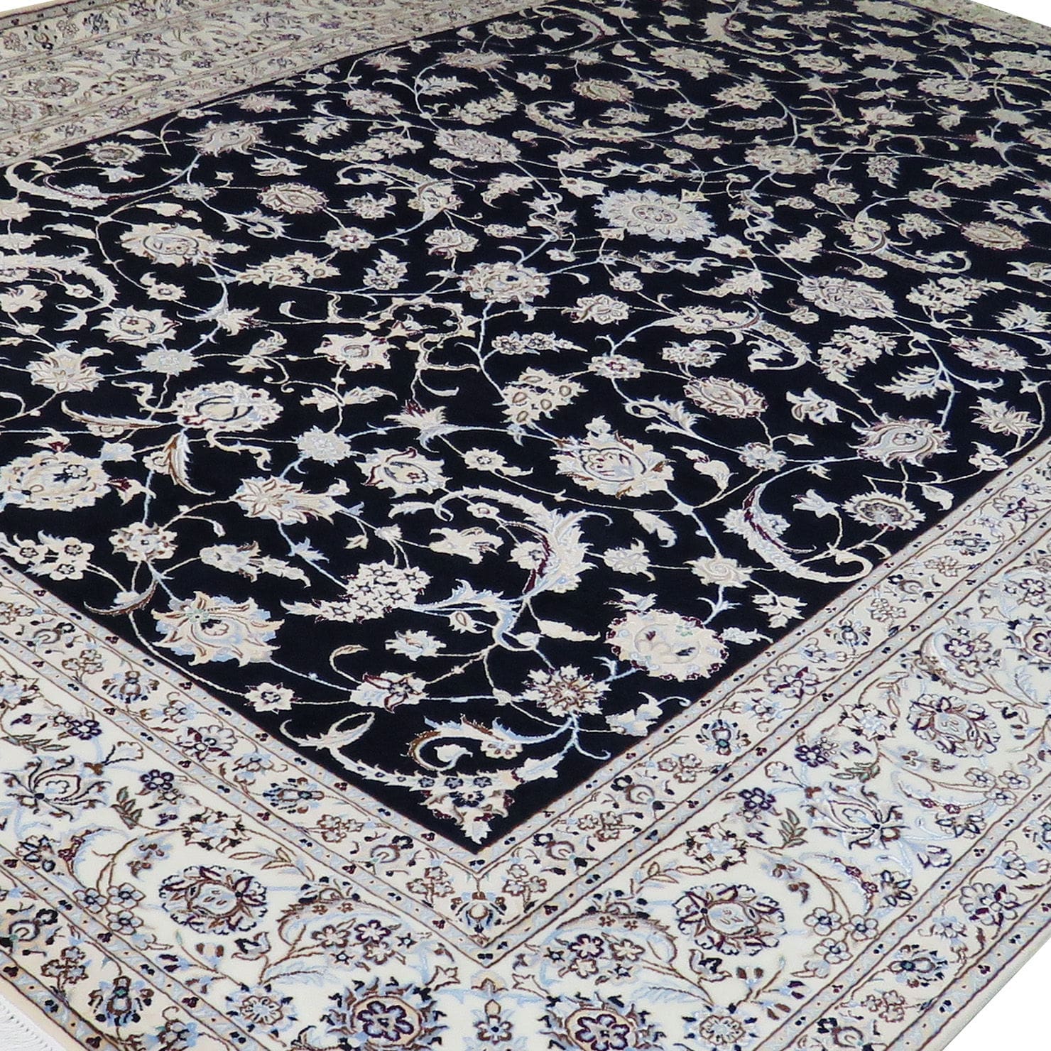 perserteppich-nain-6la-210-x-310-cm-wolle-seide-handgeknupft-2 Nain Perserteppich aus Iran, 210 × 310 cm