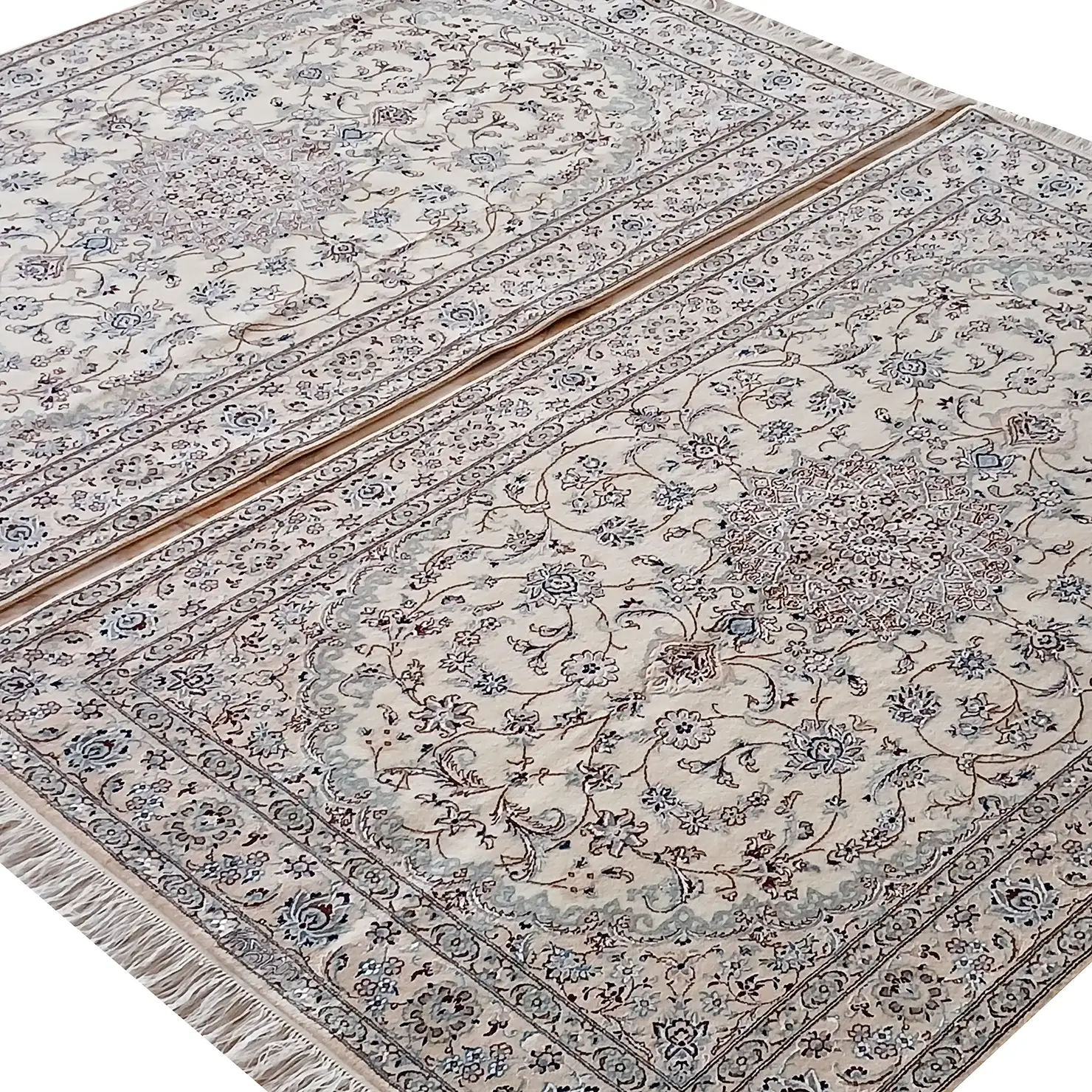 Handgeknüpfter Nain Perserteppich, 133 × 215 cm, Wolle