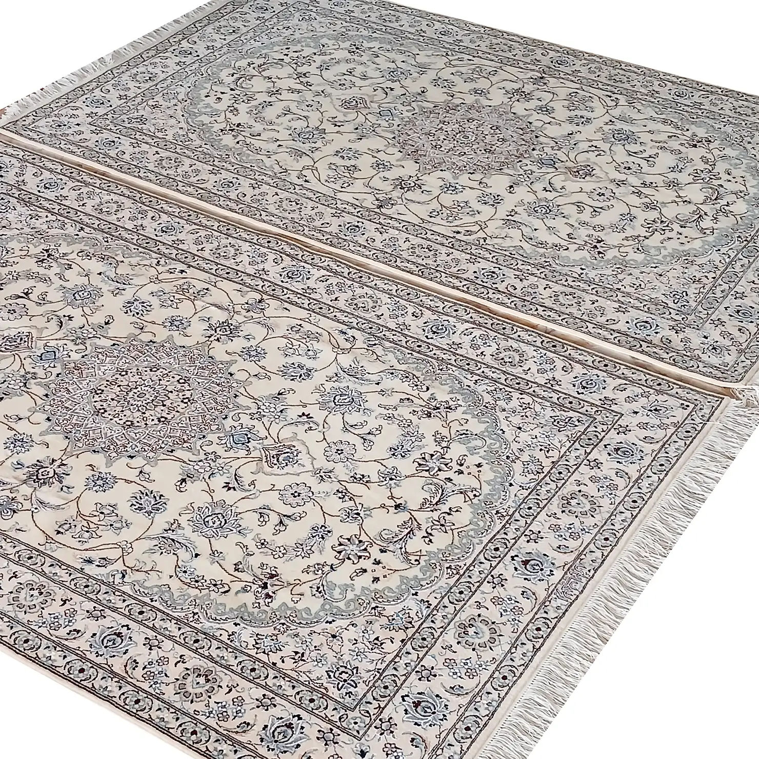 Handgeknüpfter Nain Perserteppich, 133 × 215 cm, Wolle