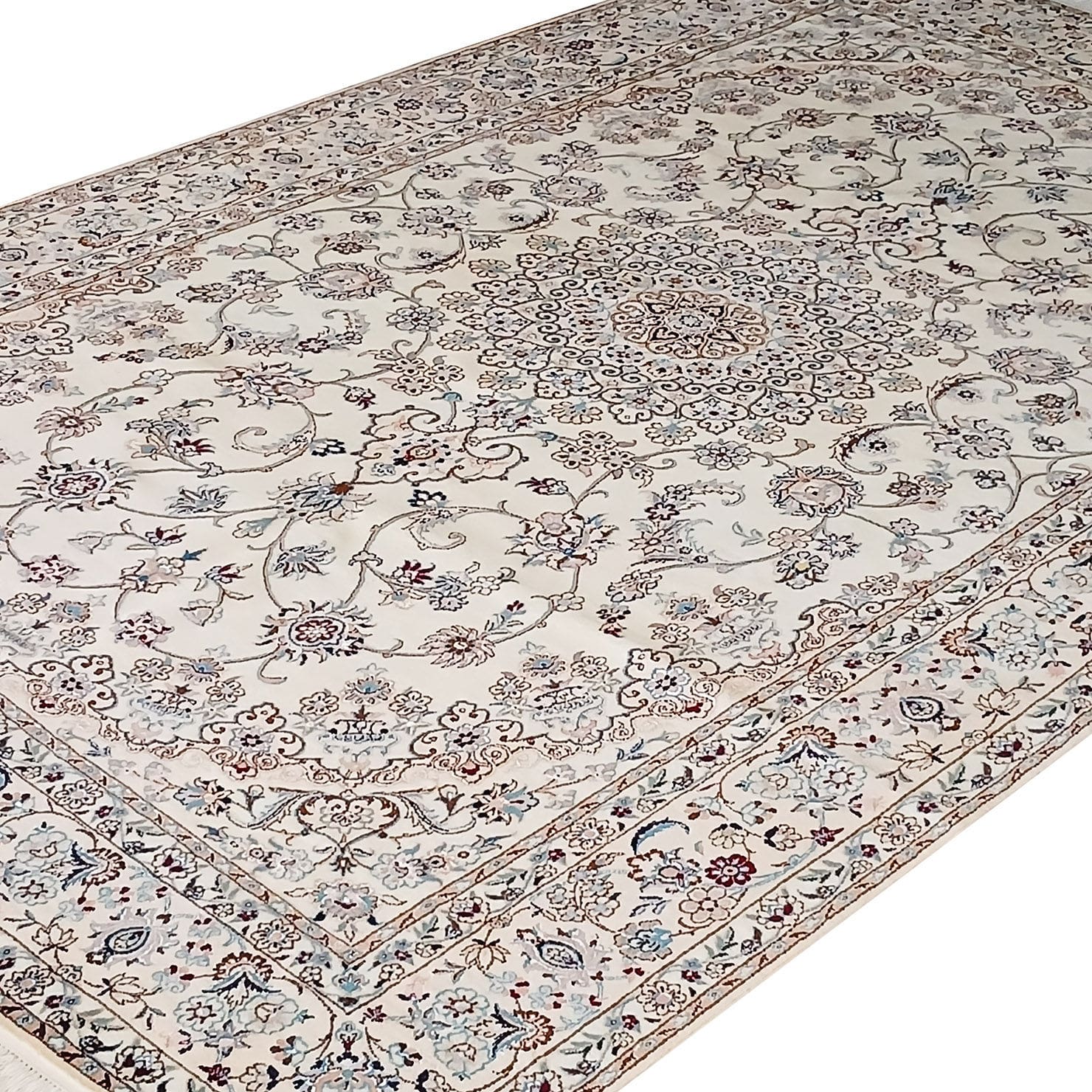 Handgeknüpfter Nain Perserteppich, 205 × 345 cm, Wolle