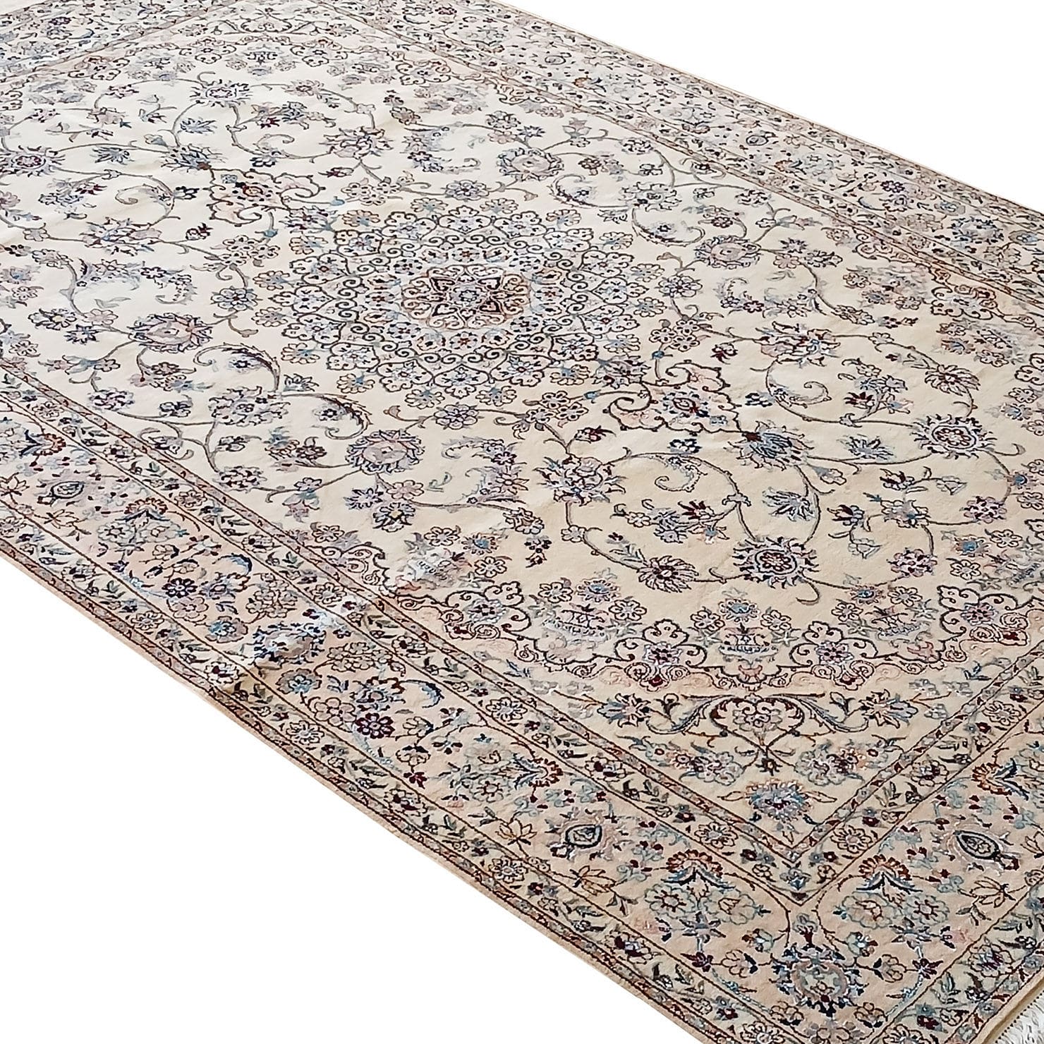 Handgeknüpfter Nain Perserteppich, 205 × 345 cm, Wolle