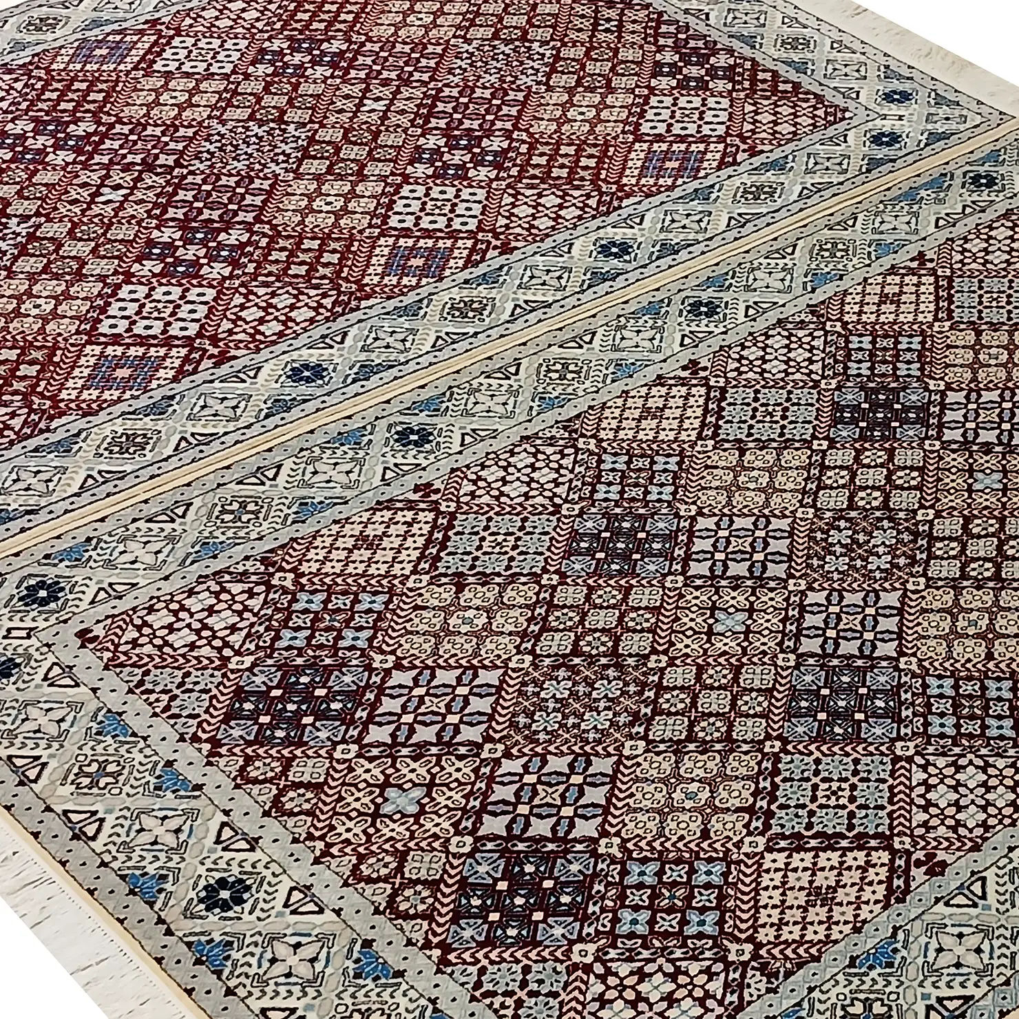 Handgeknüpfter Nain Perserteppich, 129 × 195 cm, Wolle