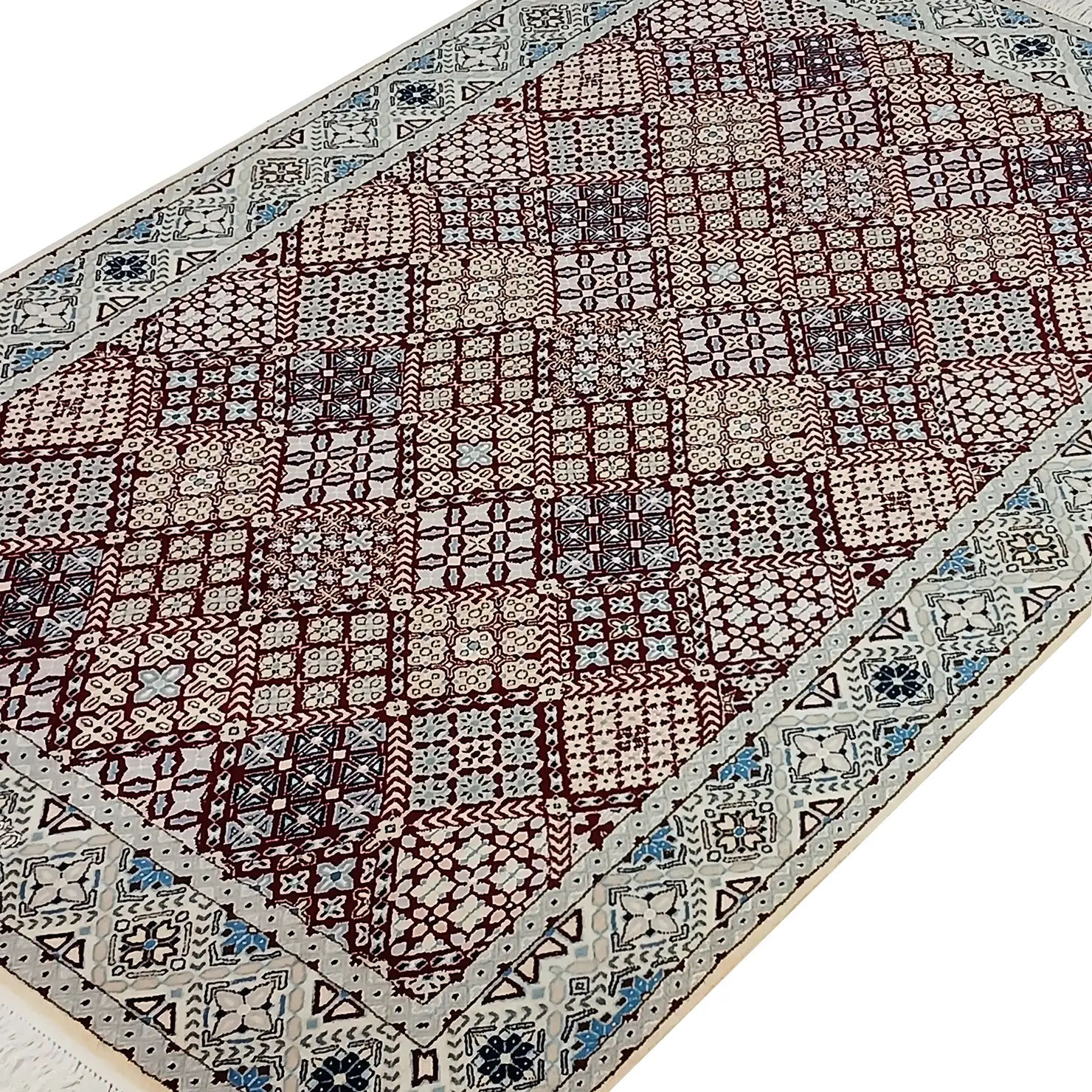 Handgeknüpfter Nain Perserteppich, 129 × 195 cm, Wolle