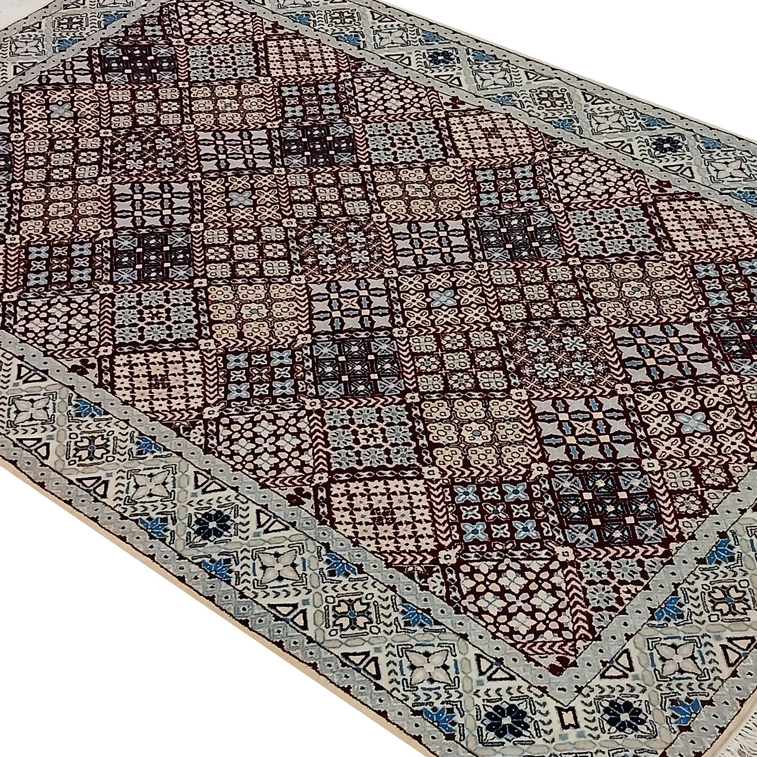 Handgeknüpfter Nain Perserteppich, 129 × 195 cm, Wolle